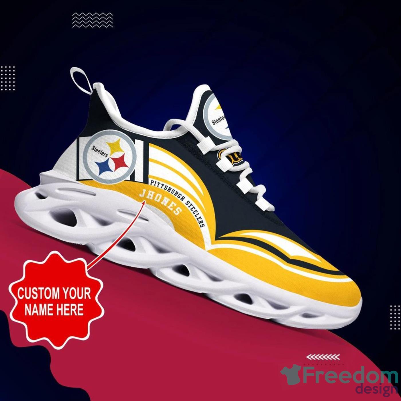 Pittsburgh Steelers NFL Limited Max Soul Shoes Running Sneakers For Men And  Women - Freedomdesign