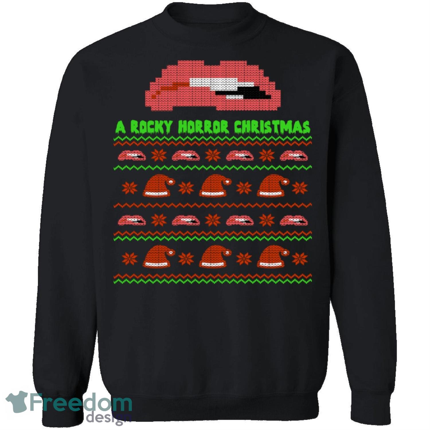 Rocky Horror Knitting Pattern Ugly Christmas Sweatshirt - rocky-horror-knitting-pattern-ugly-christmas-sweatshirt-1