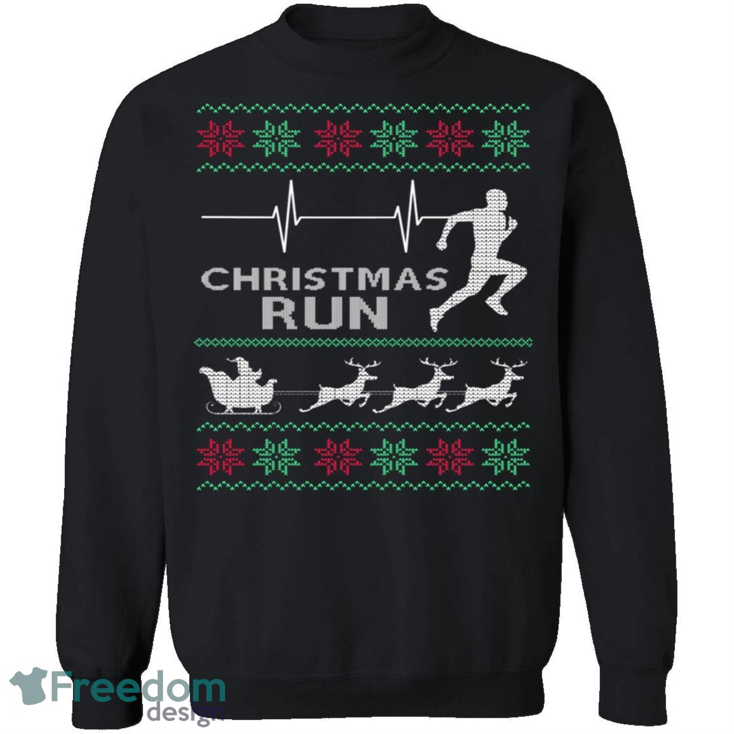 Running Knitting Pattern Ugly Christmas Sweatshirt - running-knitting-pattern-ugly-christmas-sweatshirt-2