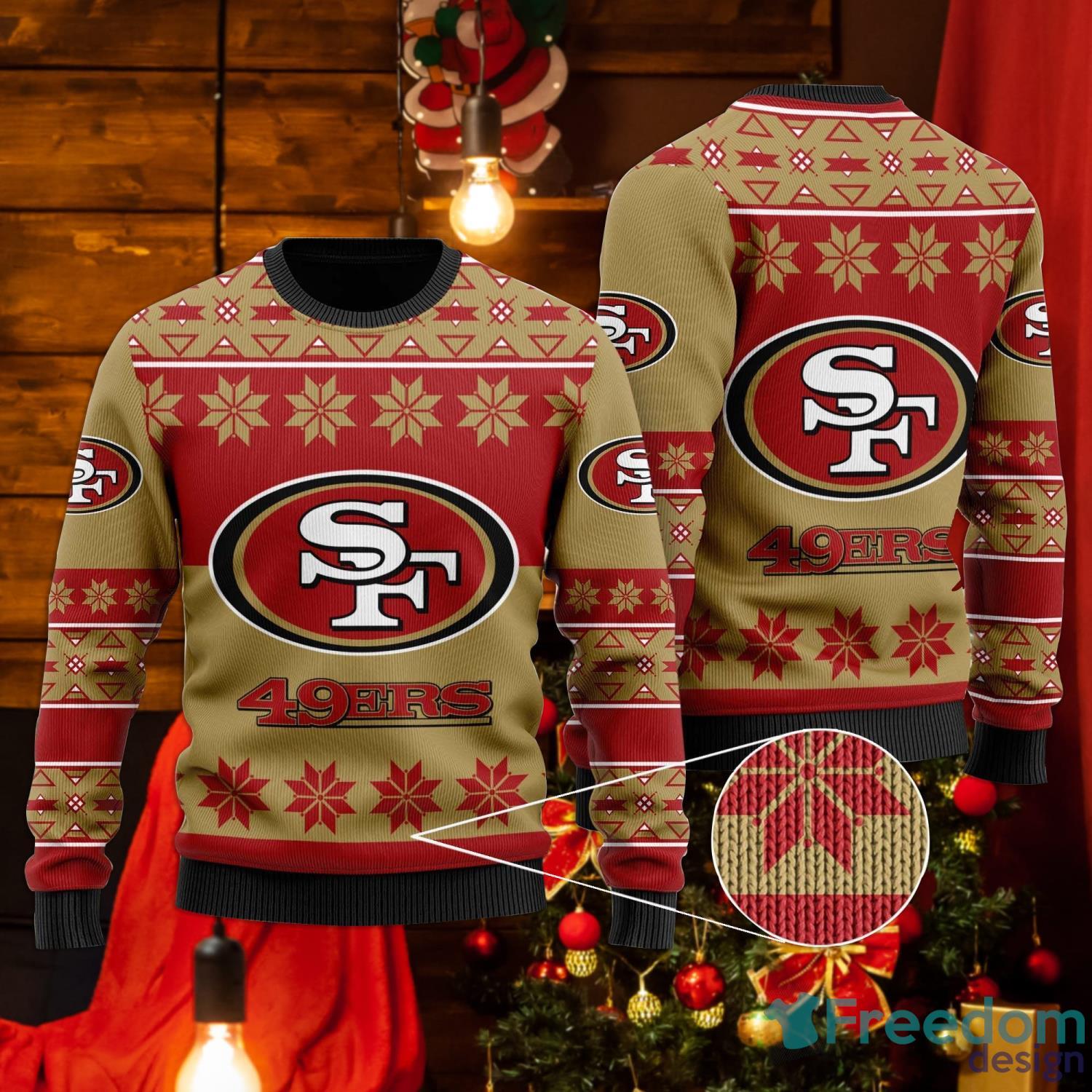 San Francisco 49ers Baby Yoda Ugly Christmas Sweater