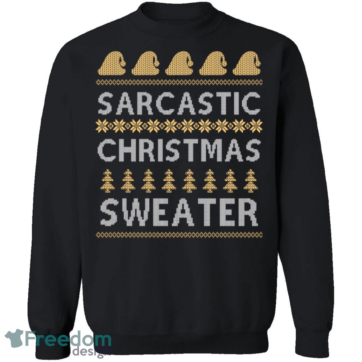 Sarcastic Knitting Pattern Ugly Christmas Sweatshirt - sarcastic-knitting-pattern-ugly-christmas-sweatshirt-2