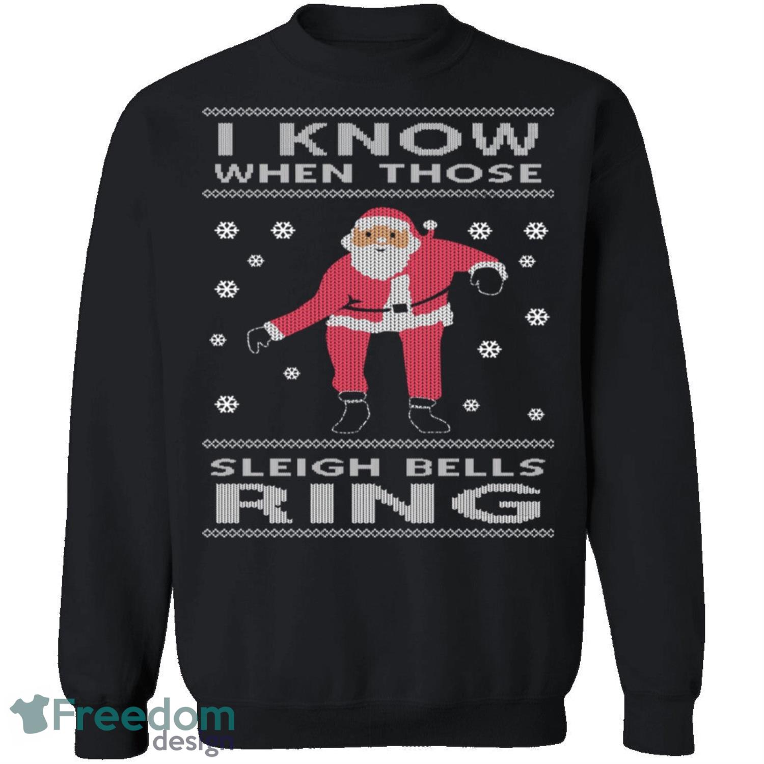 Sleigh Bells Ring Knitting Pattern Ugly Christmas Sweatshirt - sleigh-bells-ring-knitting-pattern-ugly-christmas-sweatshirt-2