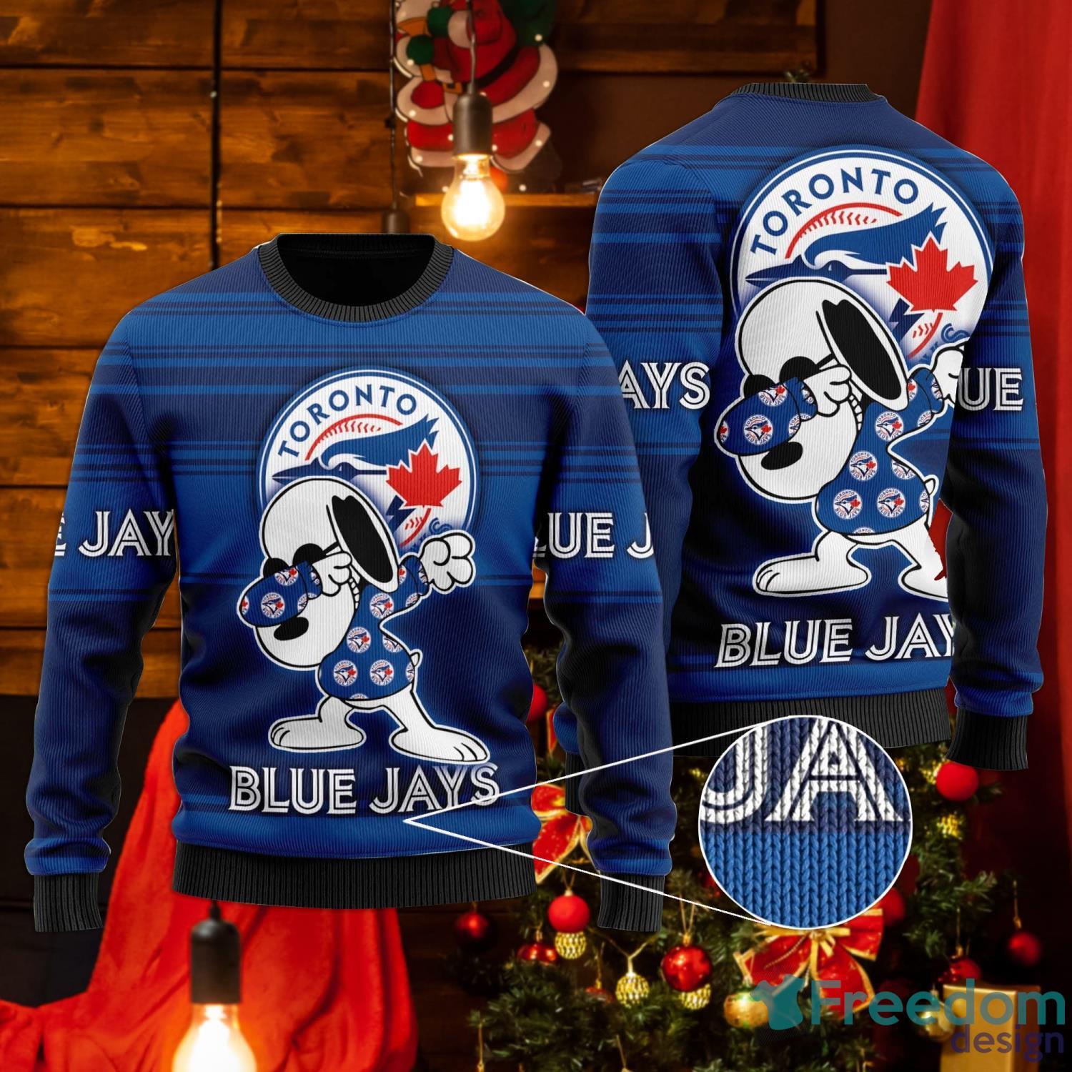 Christmas Gift Toronto Blue Jays Sport Fans 3D Ugly Christmas