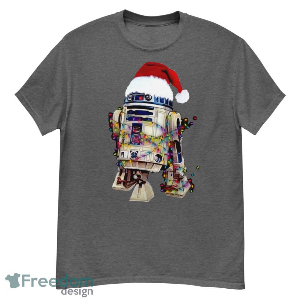 Star Wars R2D2 Christmas Lights T-Shirt - G500 Men’s Classic T-Shirt-1