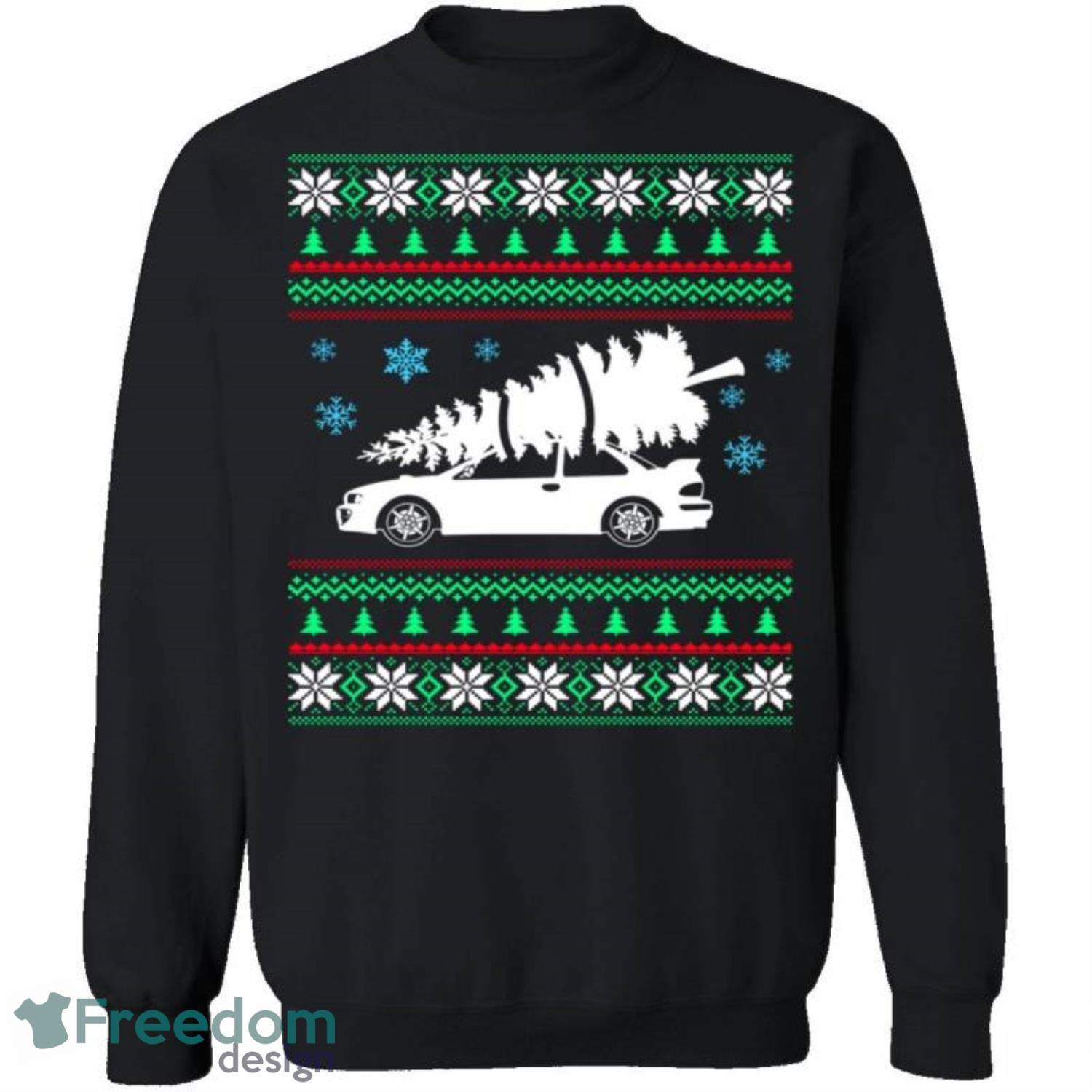 Subaru Knitting Pattern Ugly Christmas Sweatshirt - subaru-knitting-pattern-ugly-christmas-sweatshirt-1