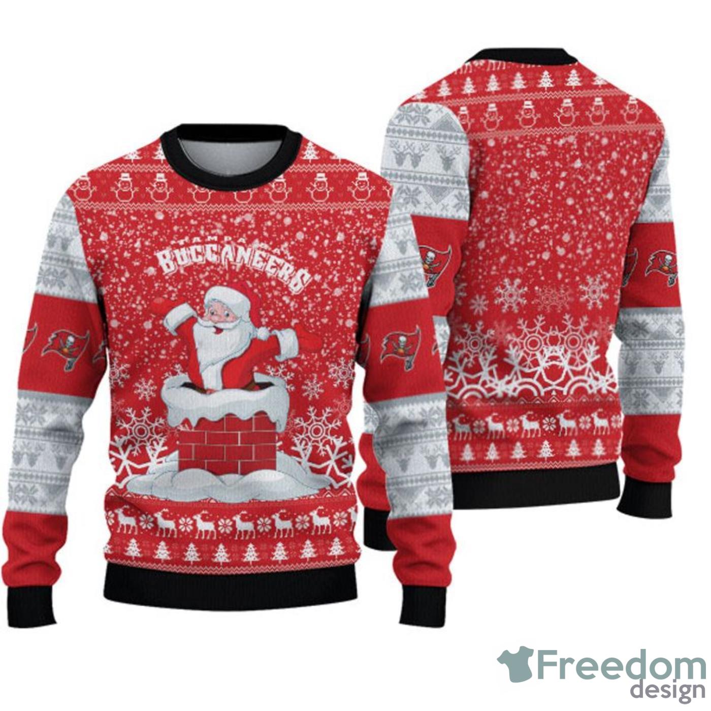 Tampa Bay Buccaneers Santa Christmas Gift Ugly Christmas Sweater -  Freedomdesign