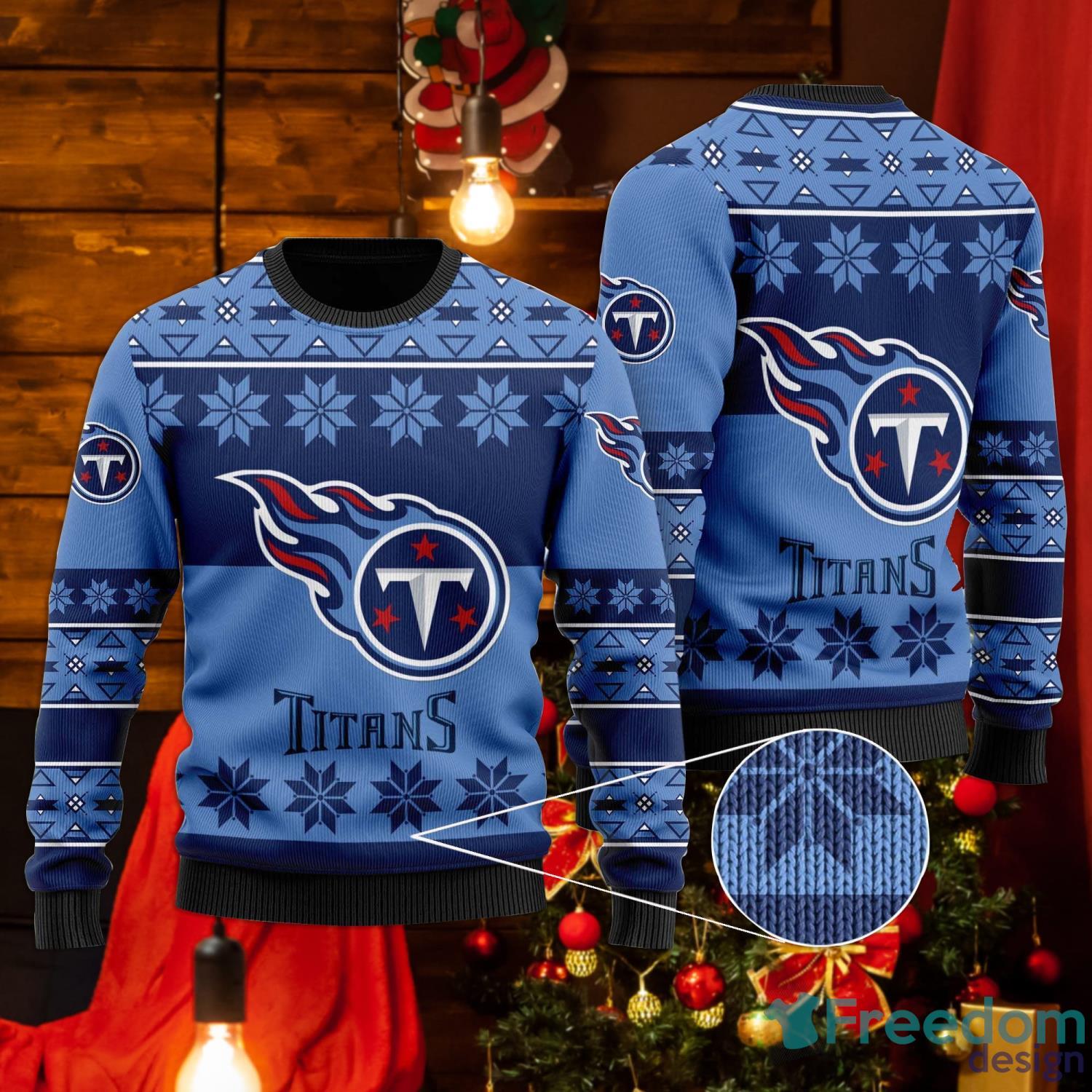 Tennessee Titans Baby Yoda Ugly Christmas Sweater, Ugly