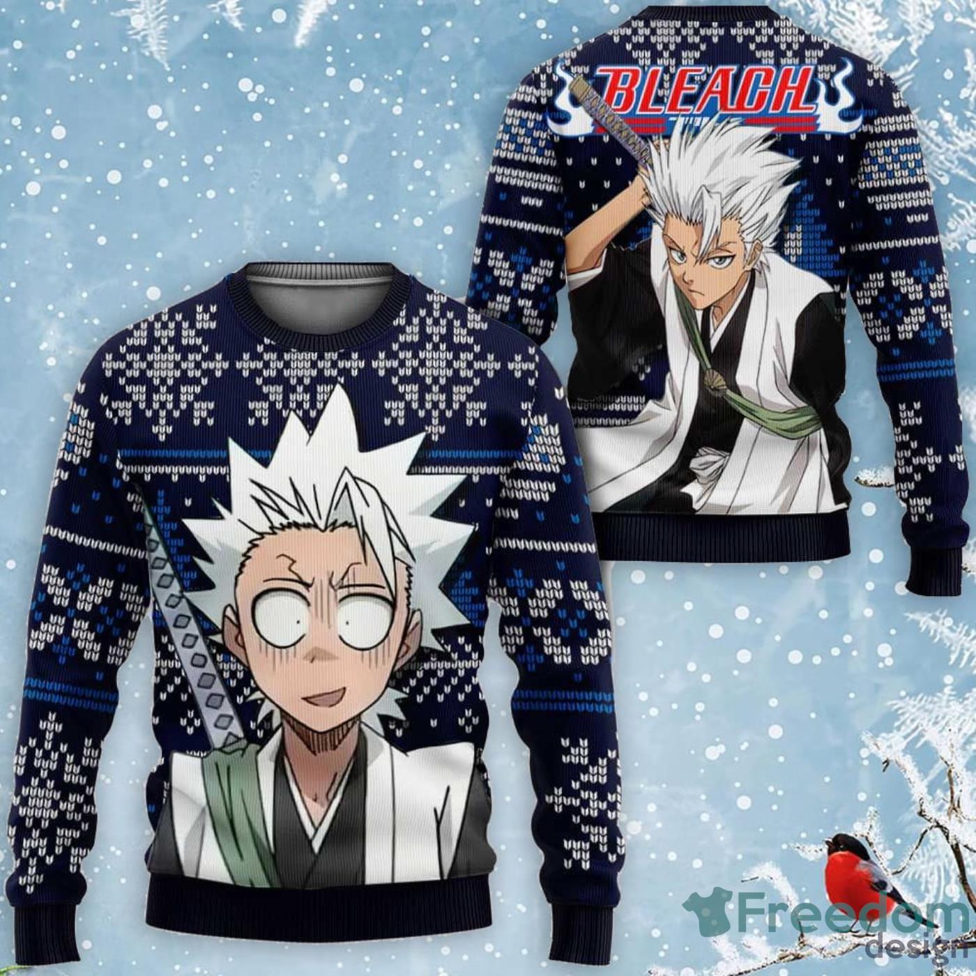 bleach anime christmas sweater