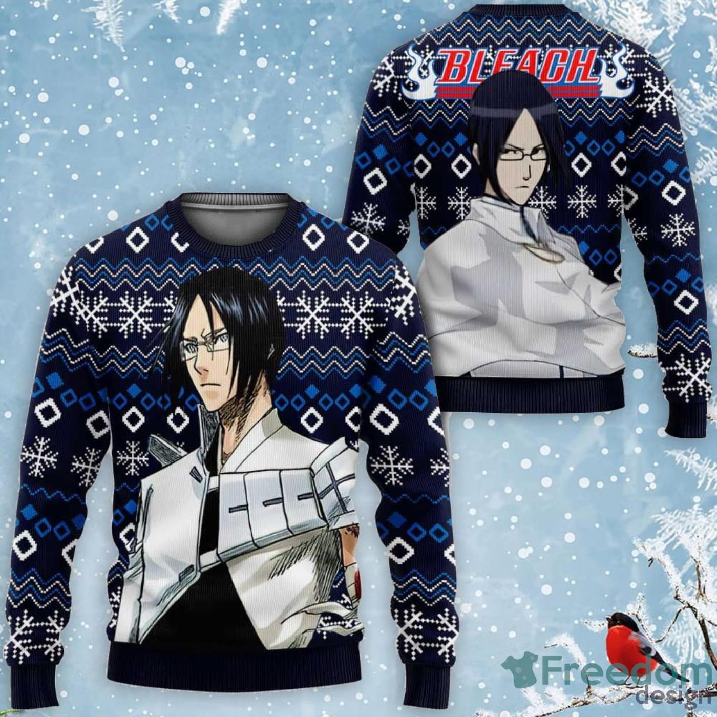 bleach anime christmas sweater