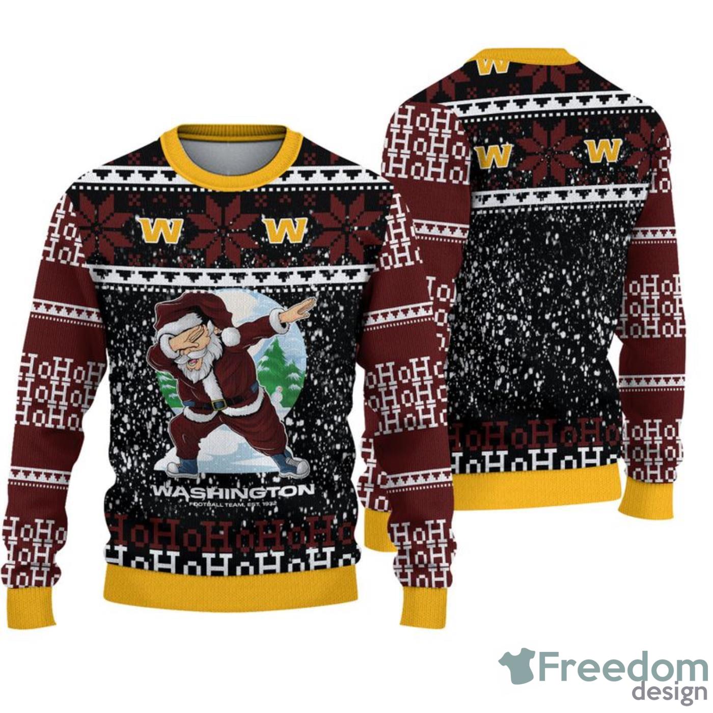 NFL Washington Redskins New Season Fashion Ugly Christmas 3D Sweater -  Banantees