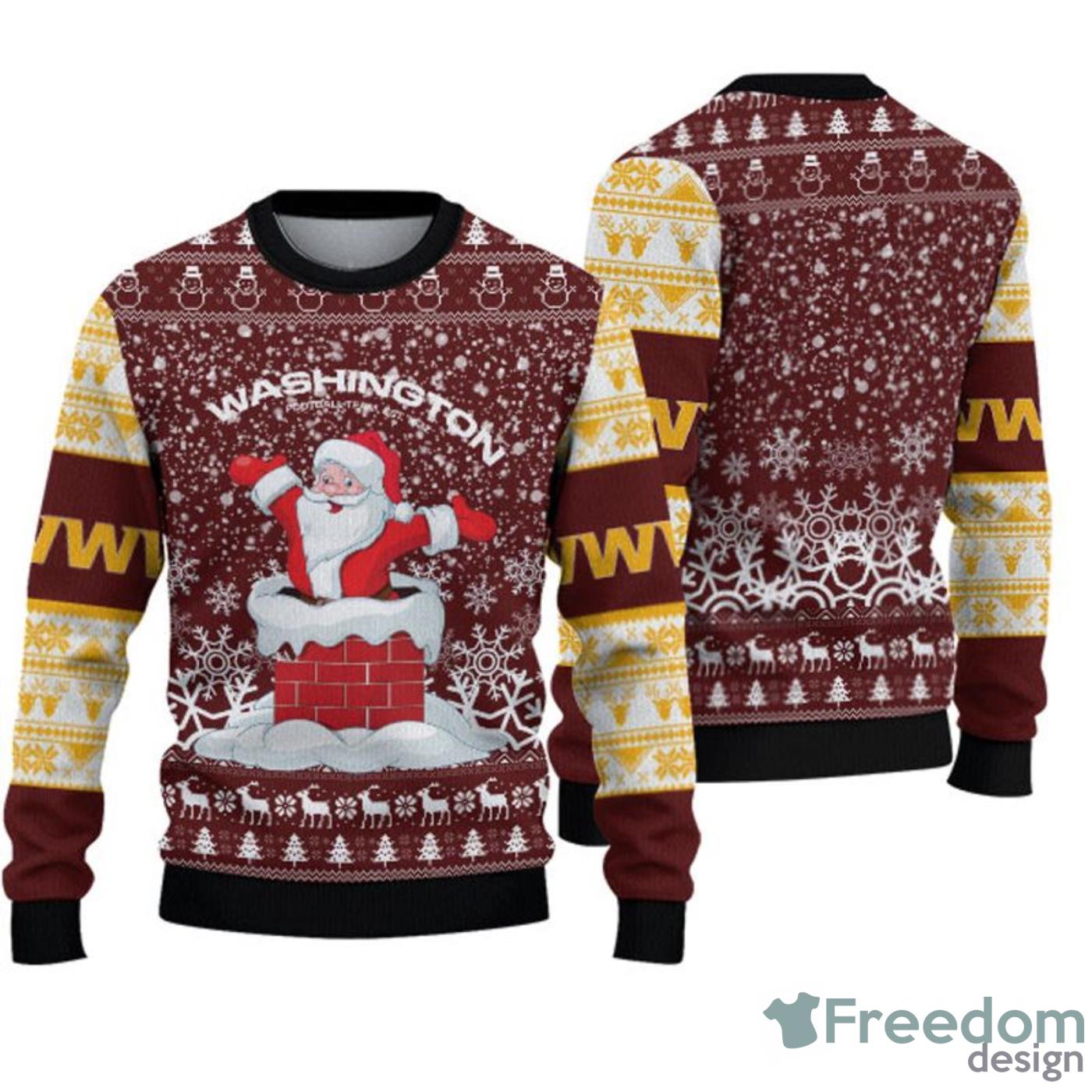 Washington Commanders Fans Ugly Christmas Sweater