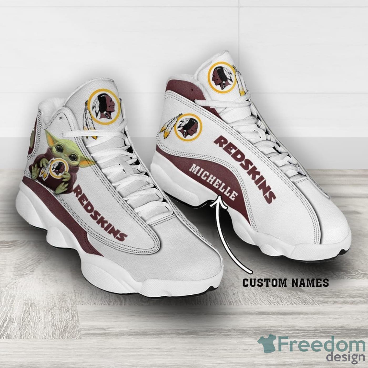 Washington Redskins NFL Personalized Air Jordan 13 For Fans