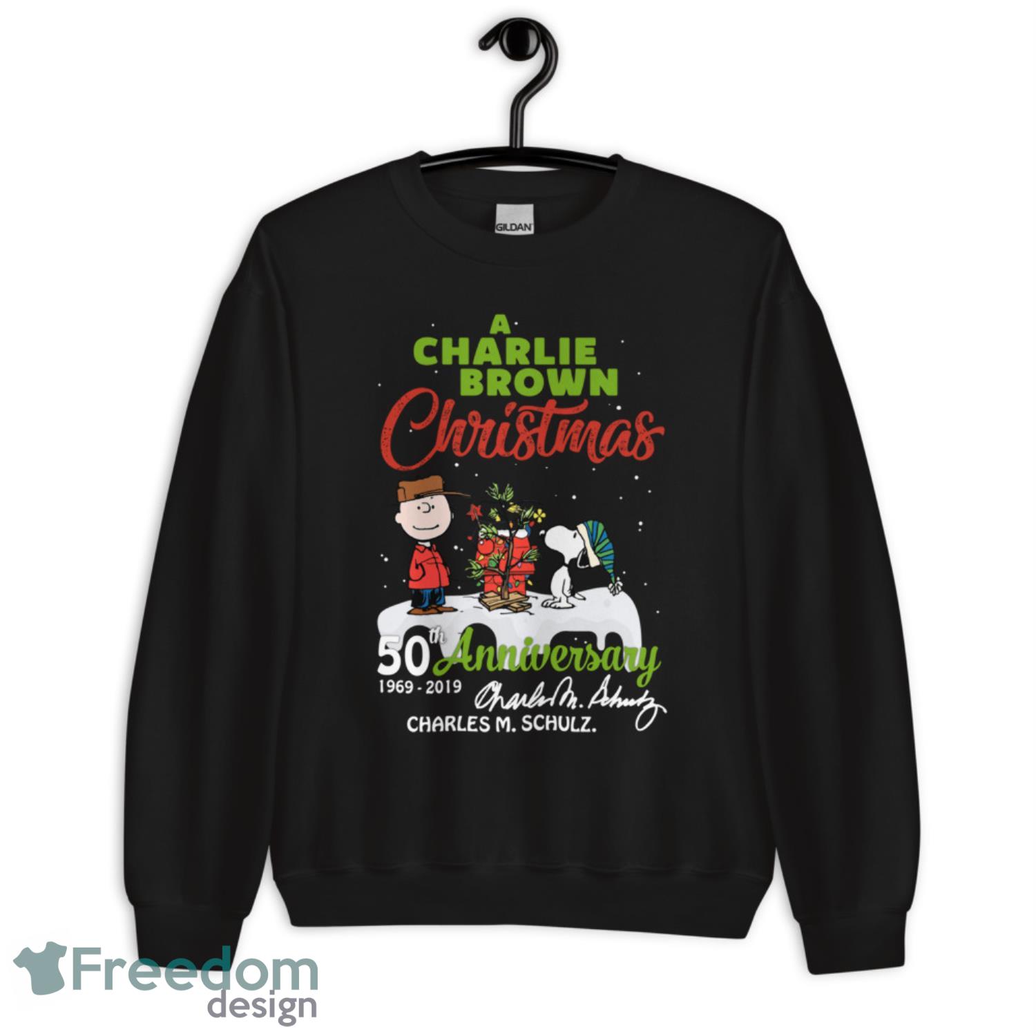 A Charlie Brown Christmas 50th Anniversary 1969 2019 Signature Shirt LV - G185 Crewneck Sweatshirt