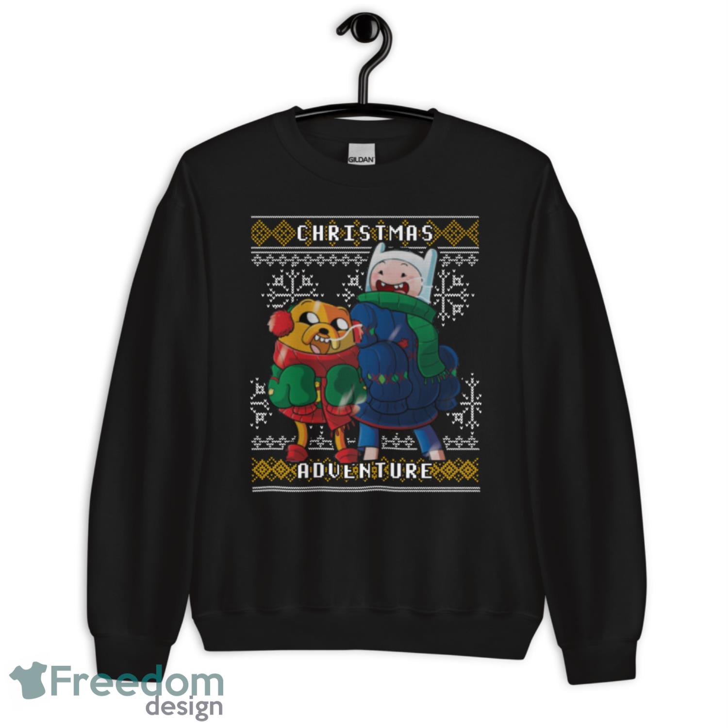 Adventure Time Ugly Christmas Sweater - G185 Crewneck Sweatshirt