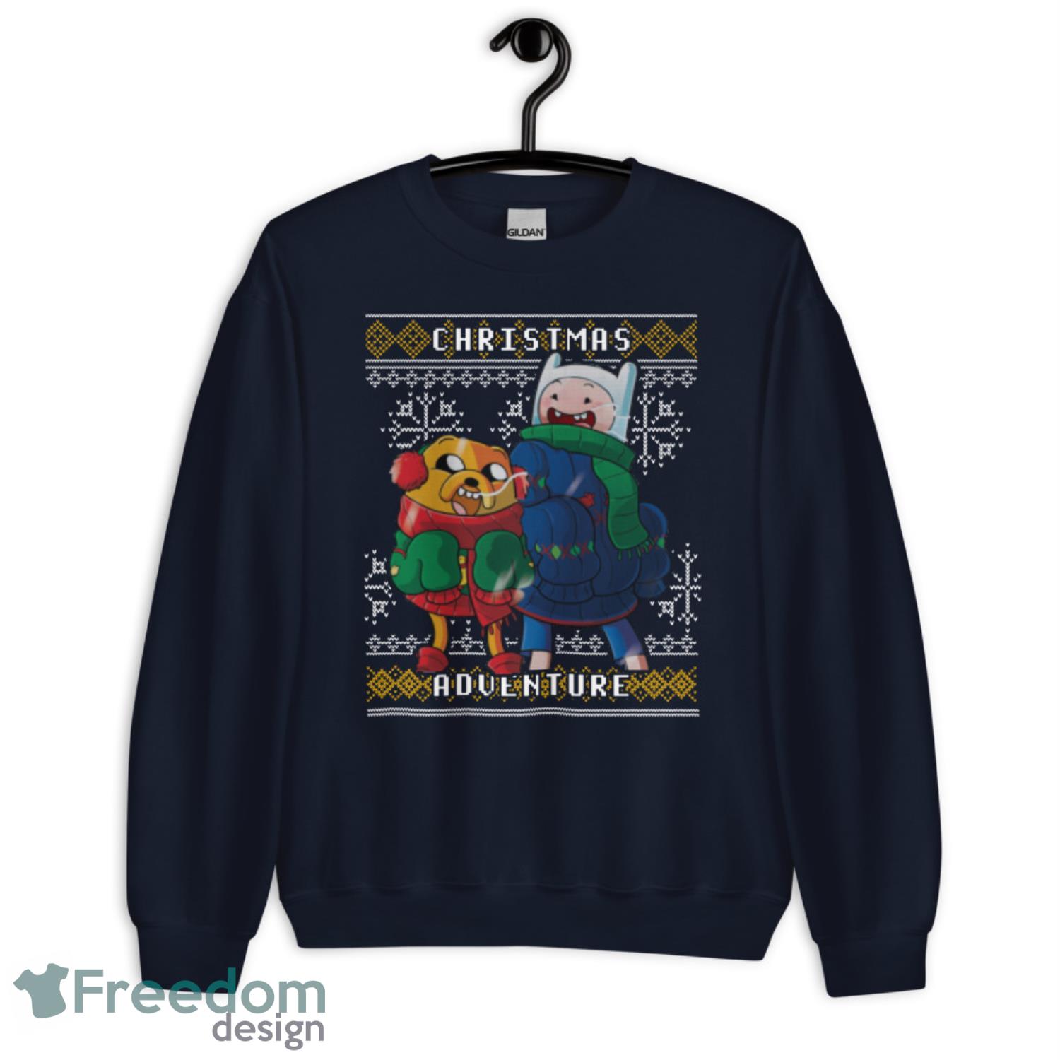 Adventure Time Ugly Christmas Sweater - G185 Crewneck Sweatshirt-1