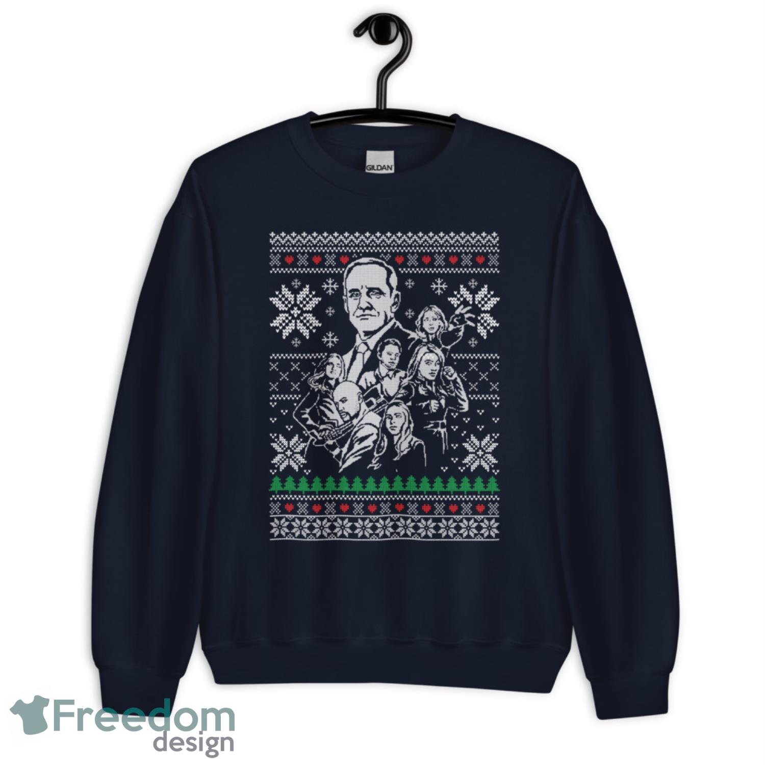 Agent Of Shield Ugly Christmas Sweater - G185 Crewneck Sweatshirt-1