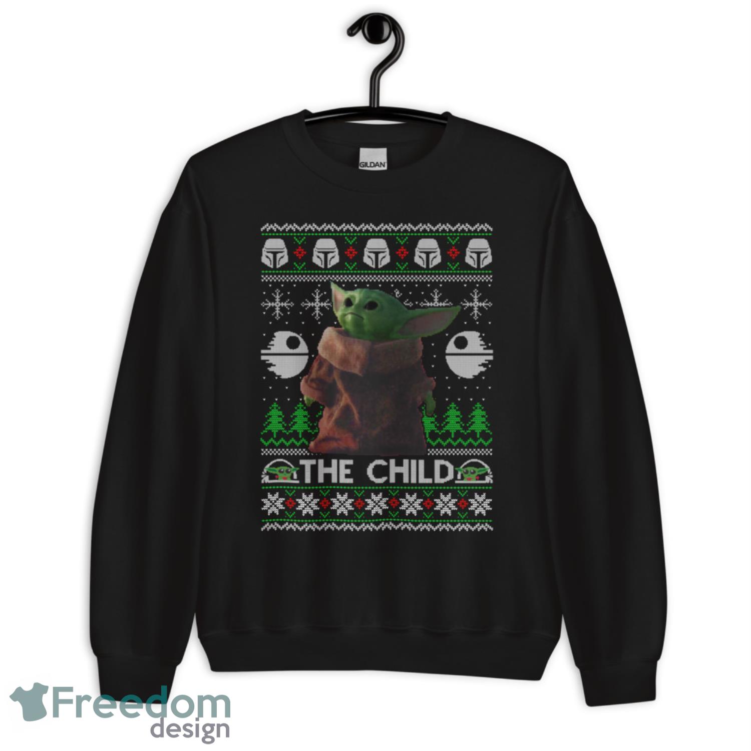 Chicago Bears NFL Baby Yoda And Baby Groot Ugly Christmas Sweater - Tagotee