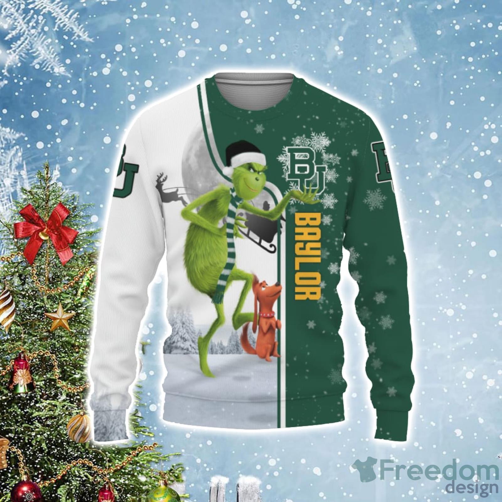 Baltimore Ravens Grinch Ugly Christmas Sweater - Freedomdesign