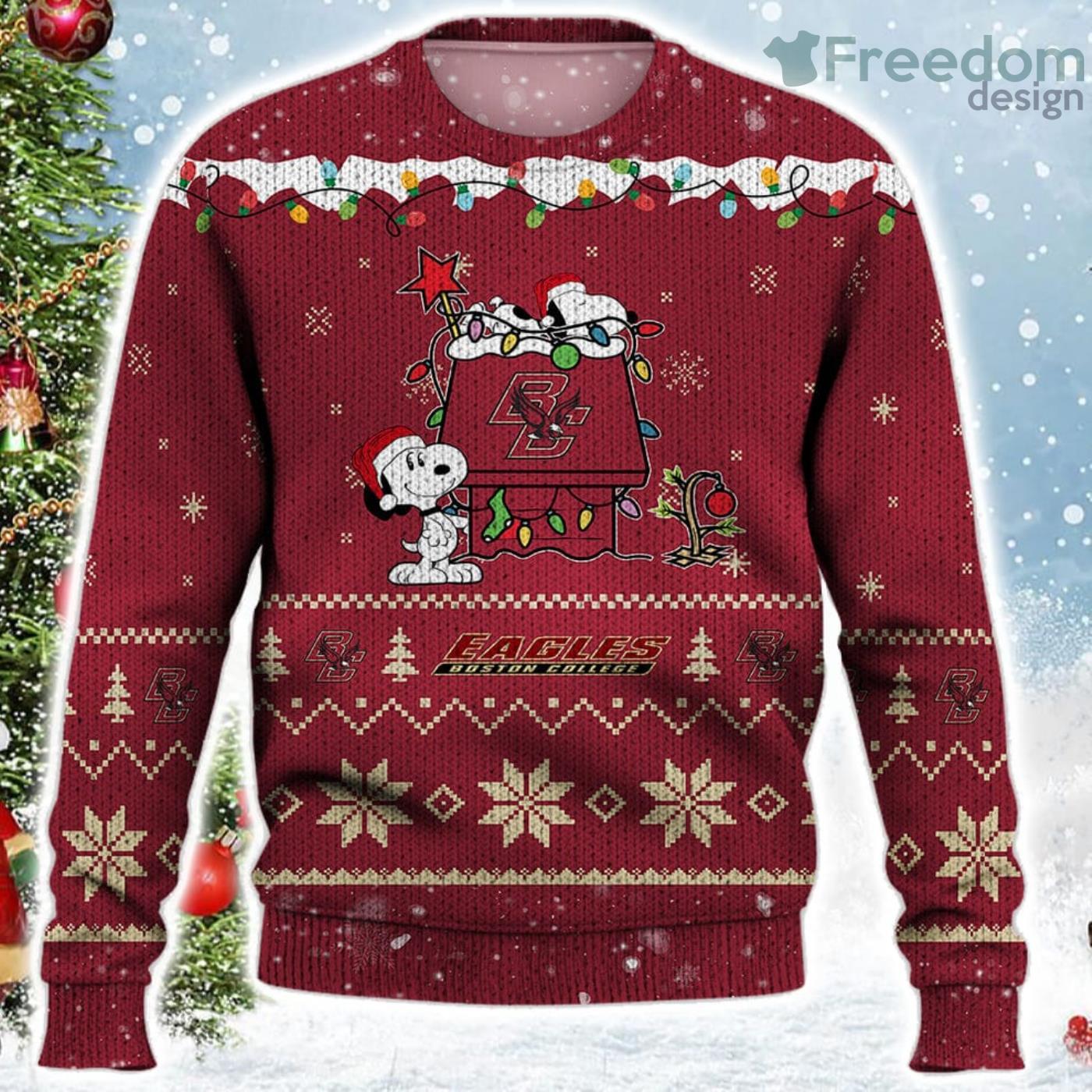 College ugly cheap christmas sweater