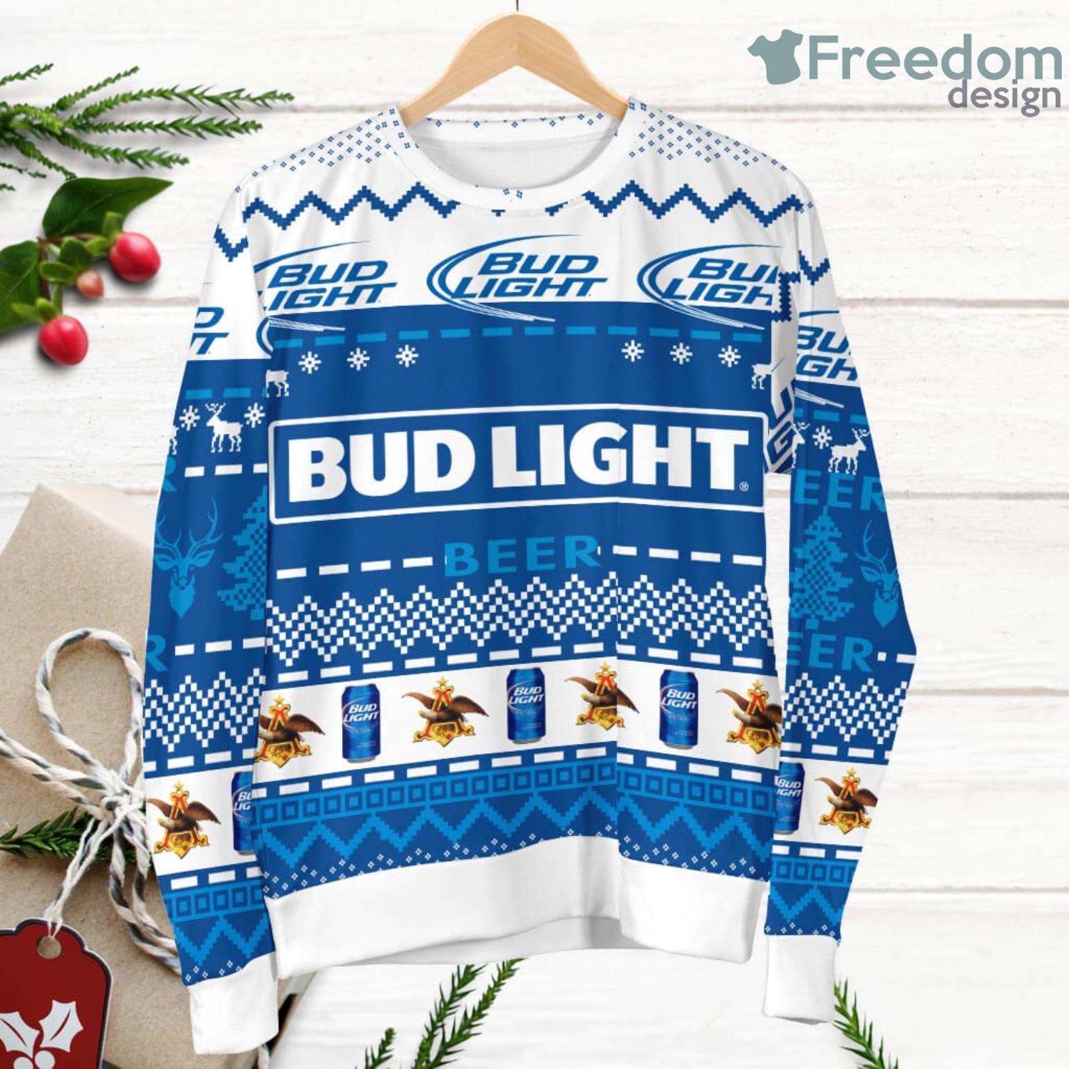 Denver Broncos Snowflake Pattern Ugly Christmas Sweater - Freedomdesign