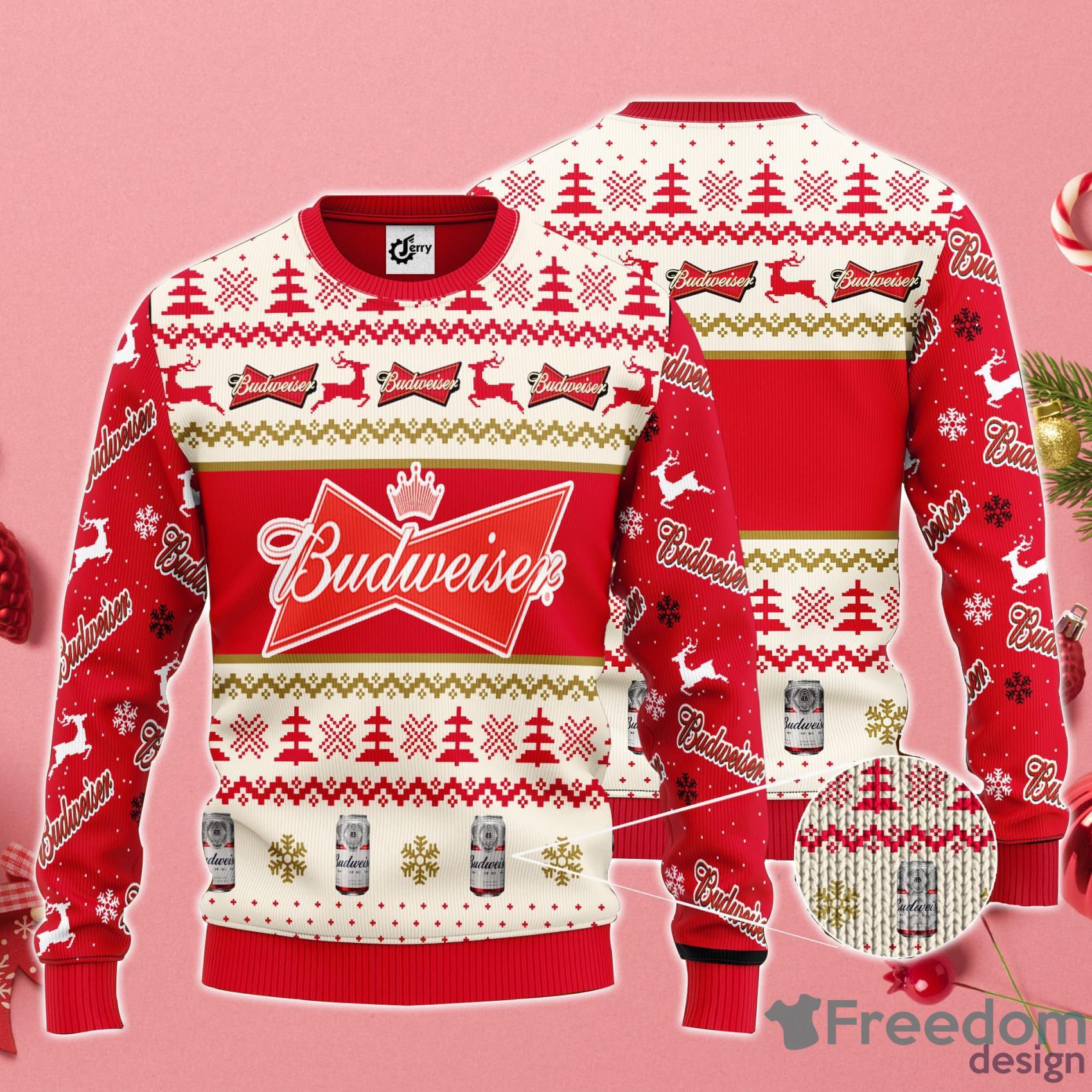 Budweiser on sale ugly sweater