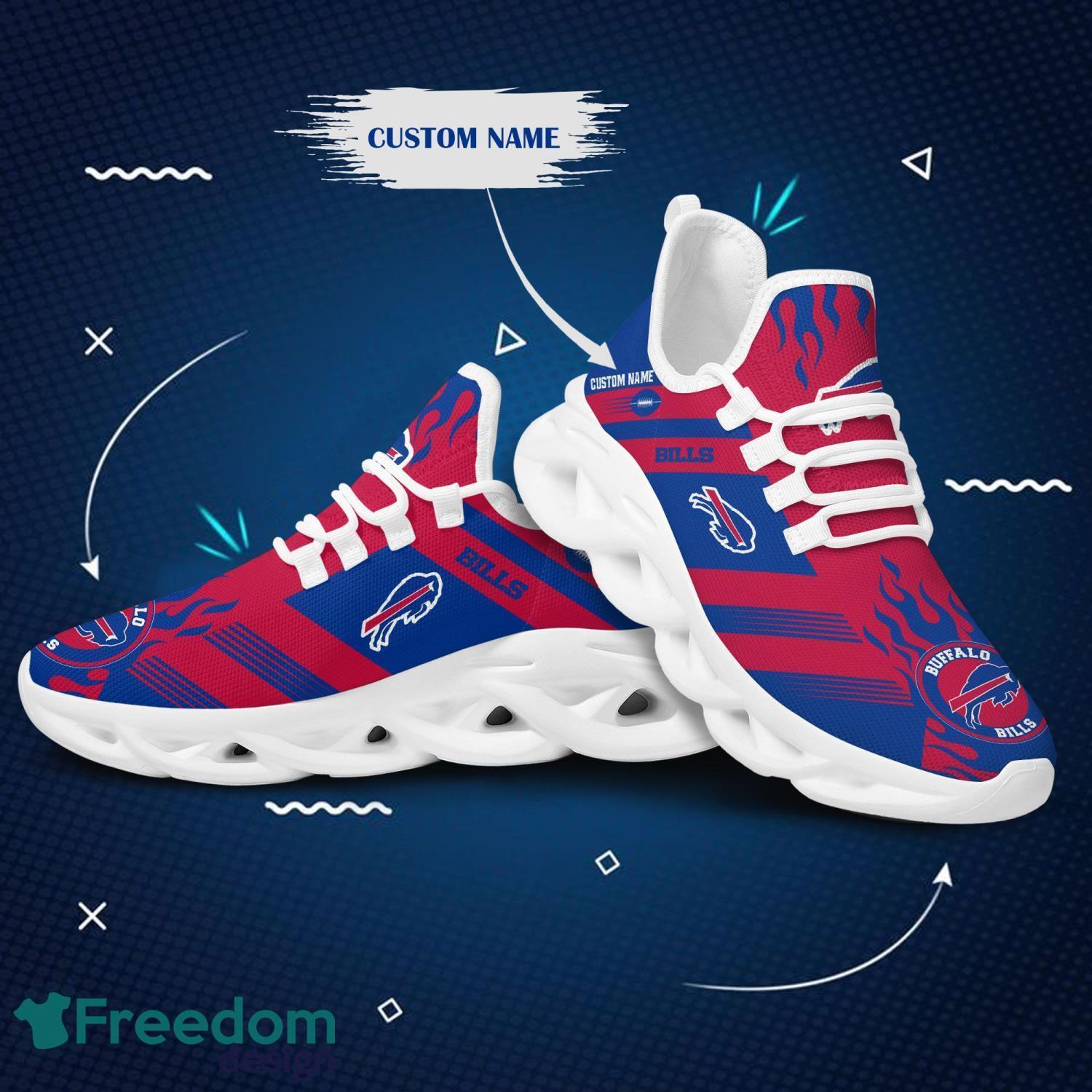 Buffalo Bills Max Soul Sneakers Custom Name Running Shoes For Fans -  Freedomdesign