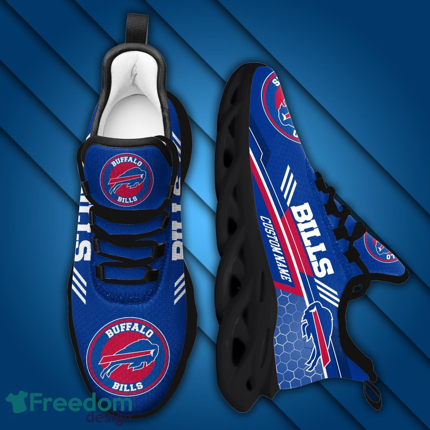 Buffalo Bills NFL Sports Clunky Sneakers Custom Name Max Soul Shoes -  Freedomdesign