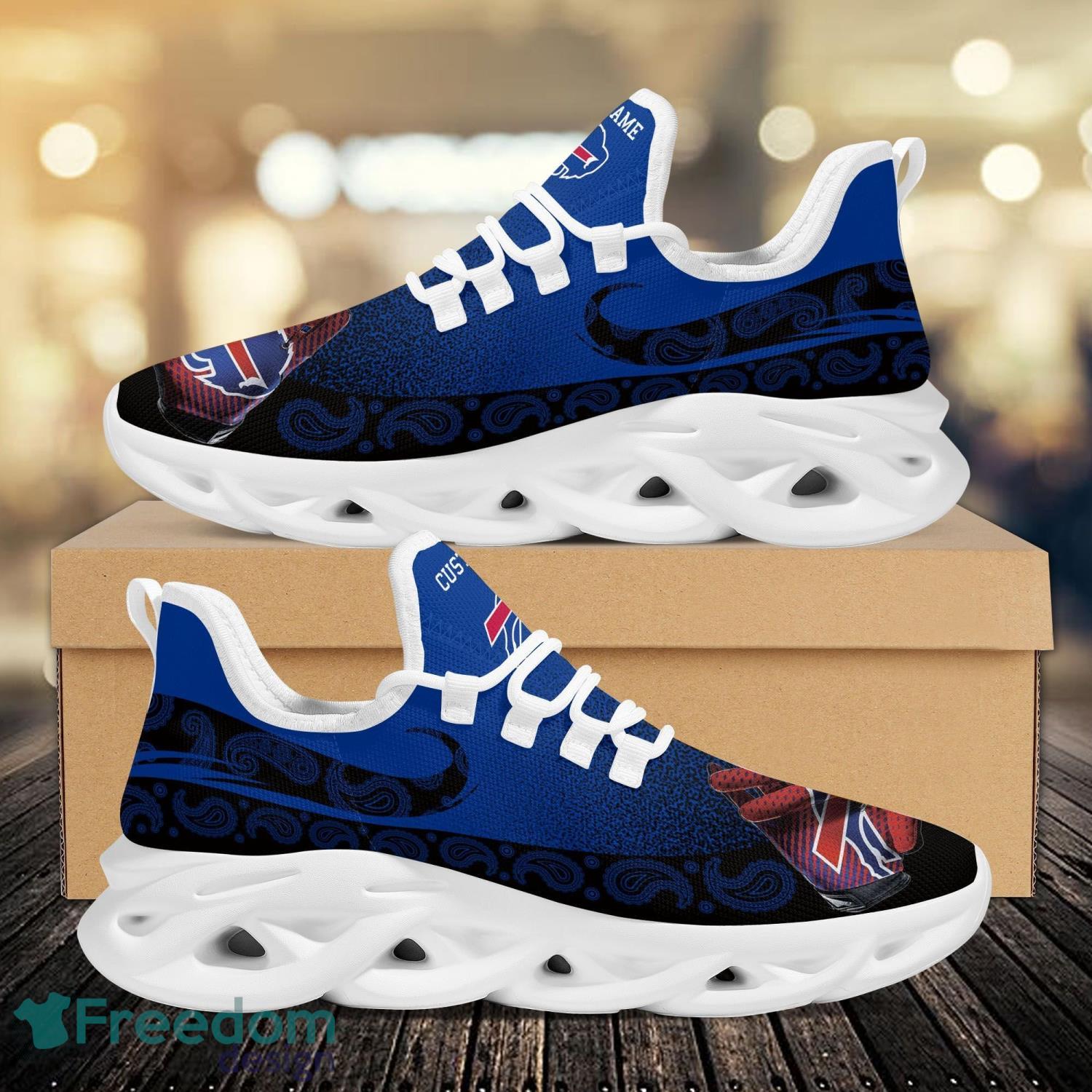 Buffalo Bills Custom Name Sneakers Max Soul Shoes Sport Shoes For Men And  Women - Freedomdesign