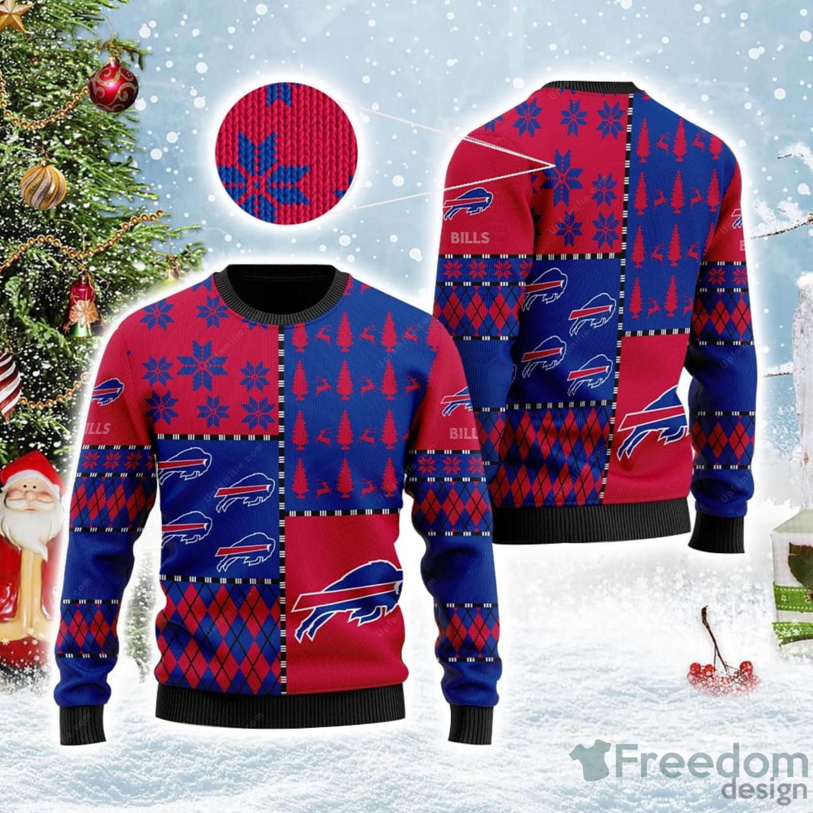 Buffalo Bills Ugly Christmas Sweater Gifts For Christmas Product Photo 1 Buffalo Bills Ugly Christmas Sweater Gifts For Christmas Product Photo 1