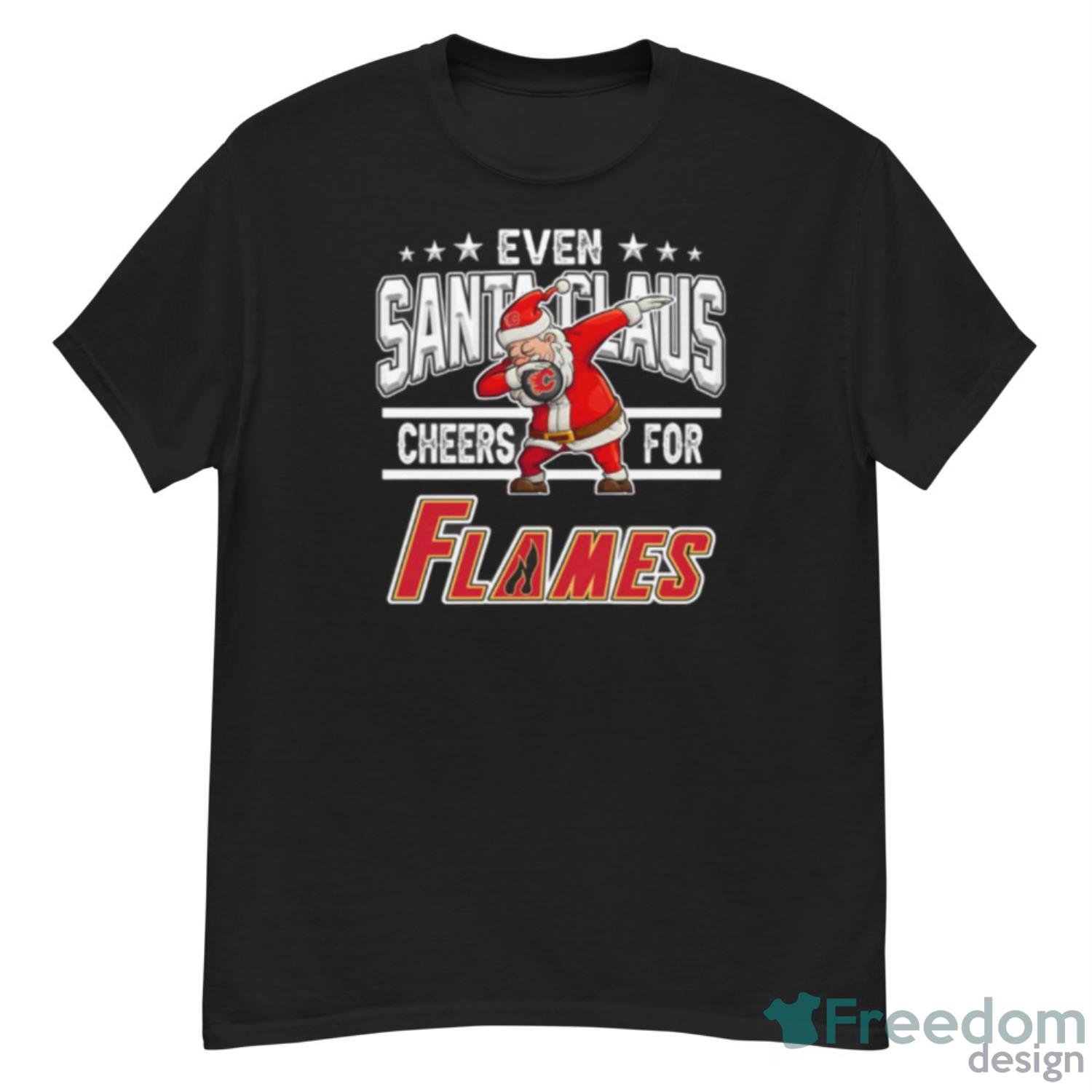 Calgary Flames Even Santa Claus Cheers For Christmas NHL Shirt For Fans - G500 Men’s Classic T-Shirt Calgary Flames Even Santa Claus Cheers For Christmas NHL Shirt For Fans - G500 Men’s Classic T-Shirt