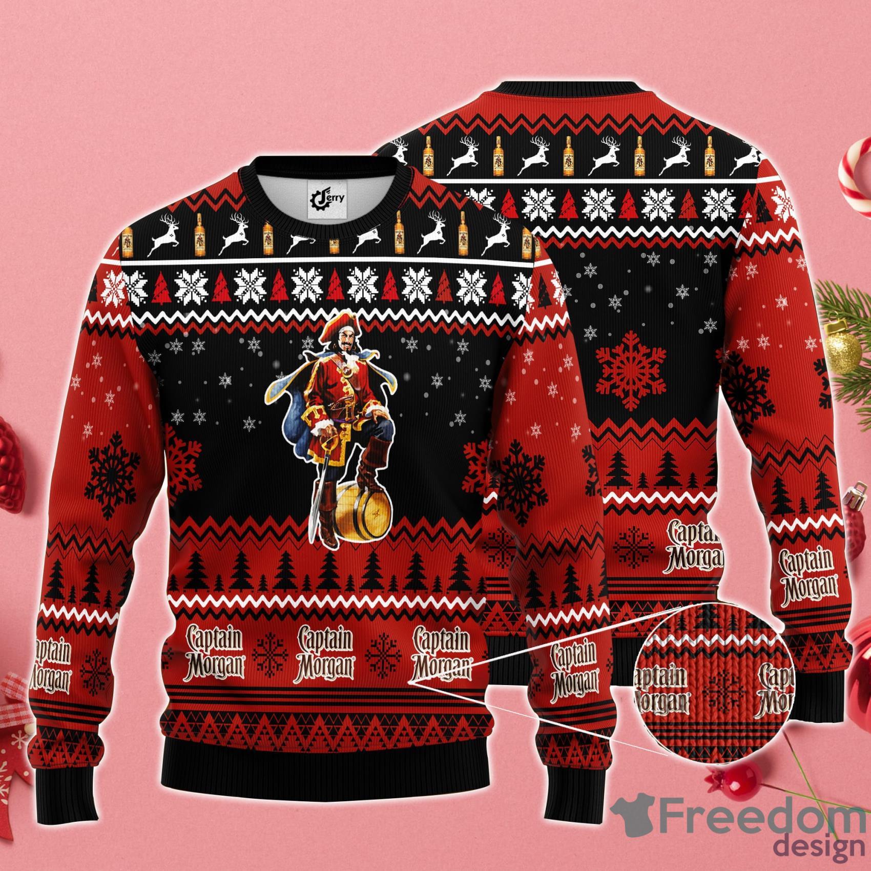 Captain Morgan Ugly Christmas Sweater Product Photo 1 Captain Morgan Ugly Christmas Sweater Product Photo 1