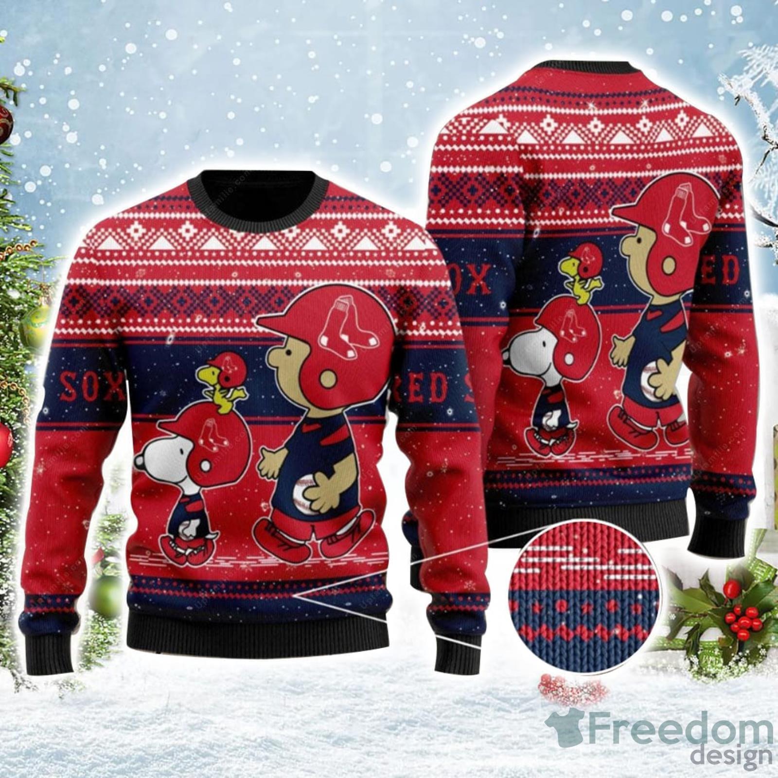 Ugly red outlet sox christmas sweater