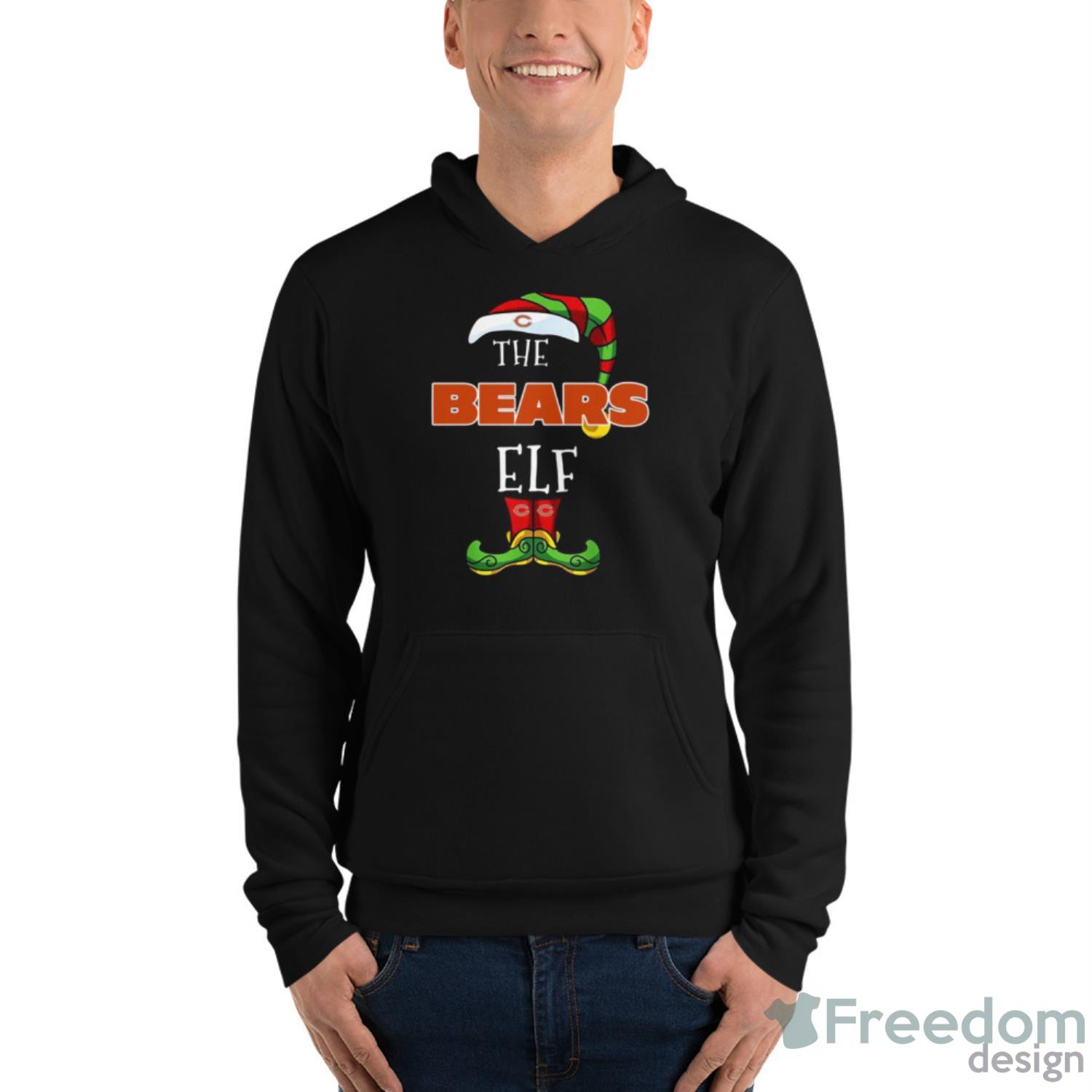 Chicago Bears Christmas ELF Funny NFL T Shirt - Freedomdesign