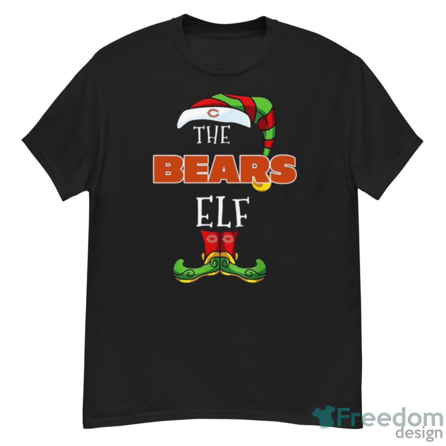 Chicago Bears Christmas Elf Funny Nfl Shirt - Freedomdesign