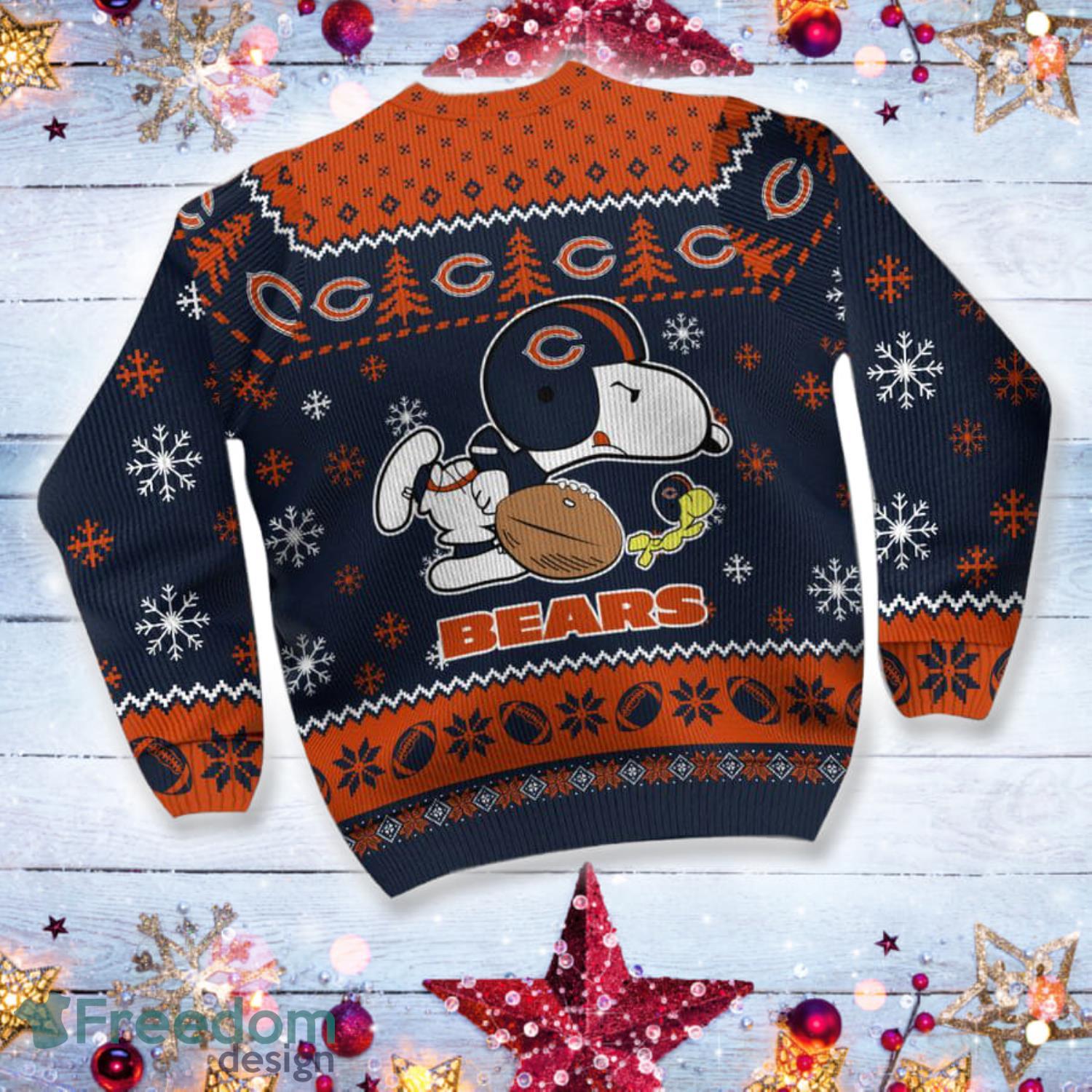 NFL Chicago Bears Football Snoopy Style New Ugly Christmas Sweater For Men  And Women Gift Fans - Limotees