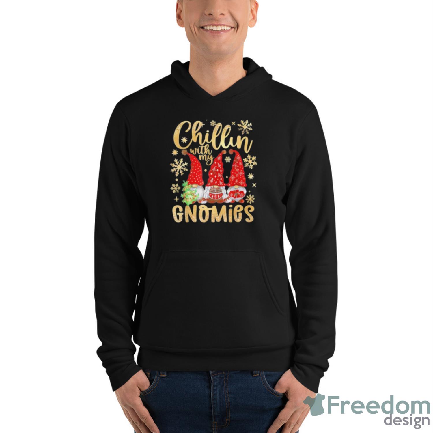 Chillin With My Gnomies Gnome Christmas Pamajas Family Shirt - Unisex Fleece Pullover Hoodie Chillin With My Gnomies Gnome Christmas Pamajas Family Shirt - Unisex Fleece Pullover Hoodie