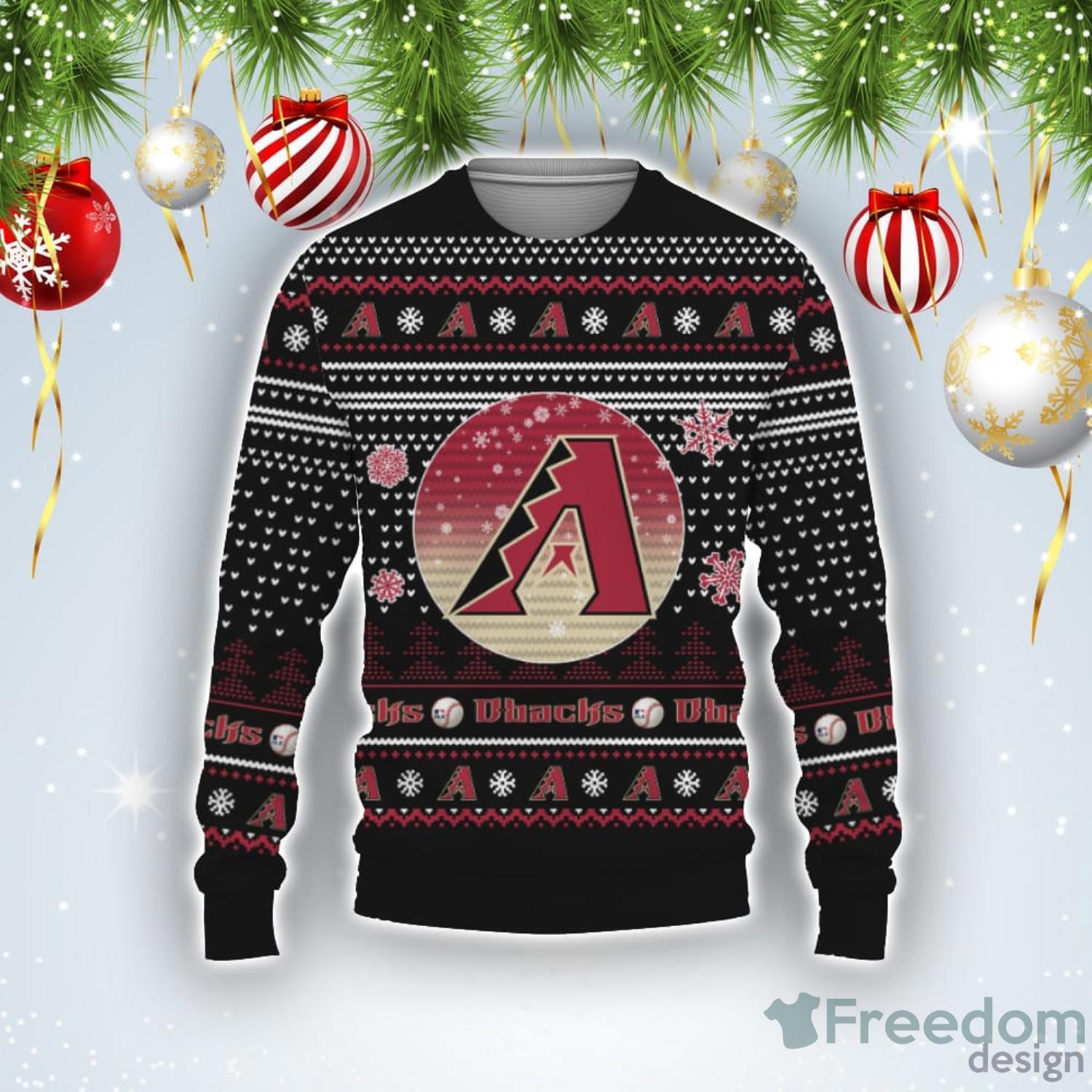 Arizona Diamondbacks Baseball Custom Ugly Christmas Sweater