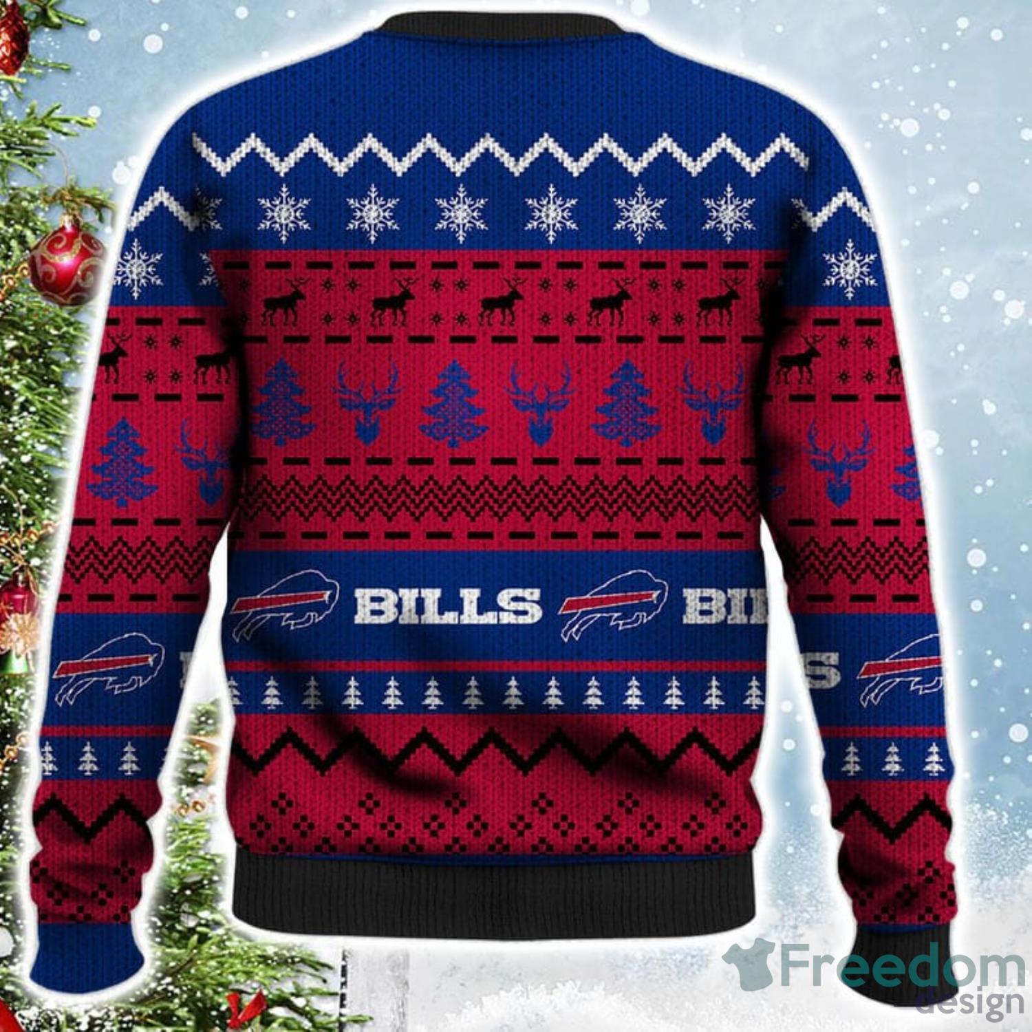 Christmas Gift Buffalo Bills Sport Fans 3D Ugly Christmas Sweater