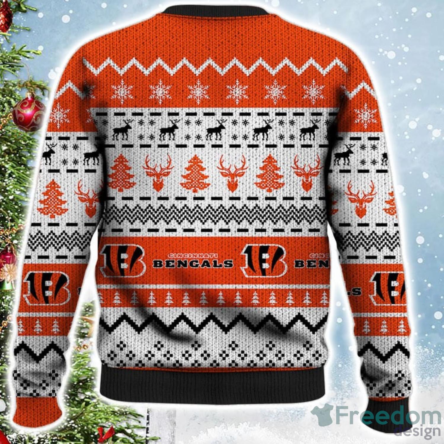 Cincinnati Bengals NFL Grinch Christmas Tree 3D Hoodie Pullover Prints -  Freedomdesign