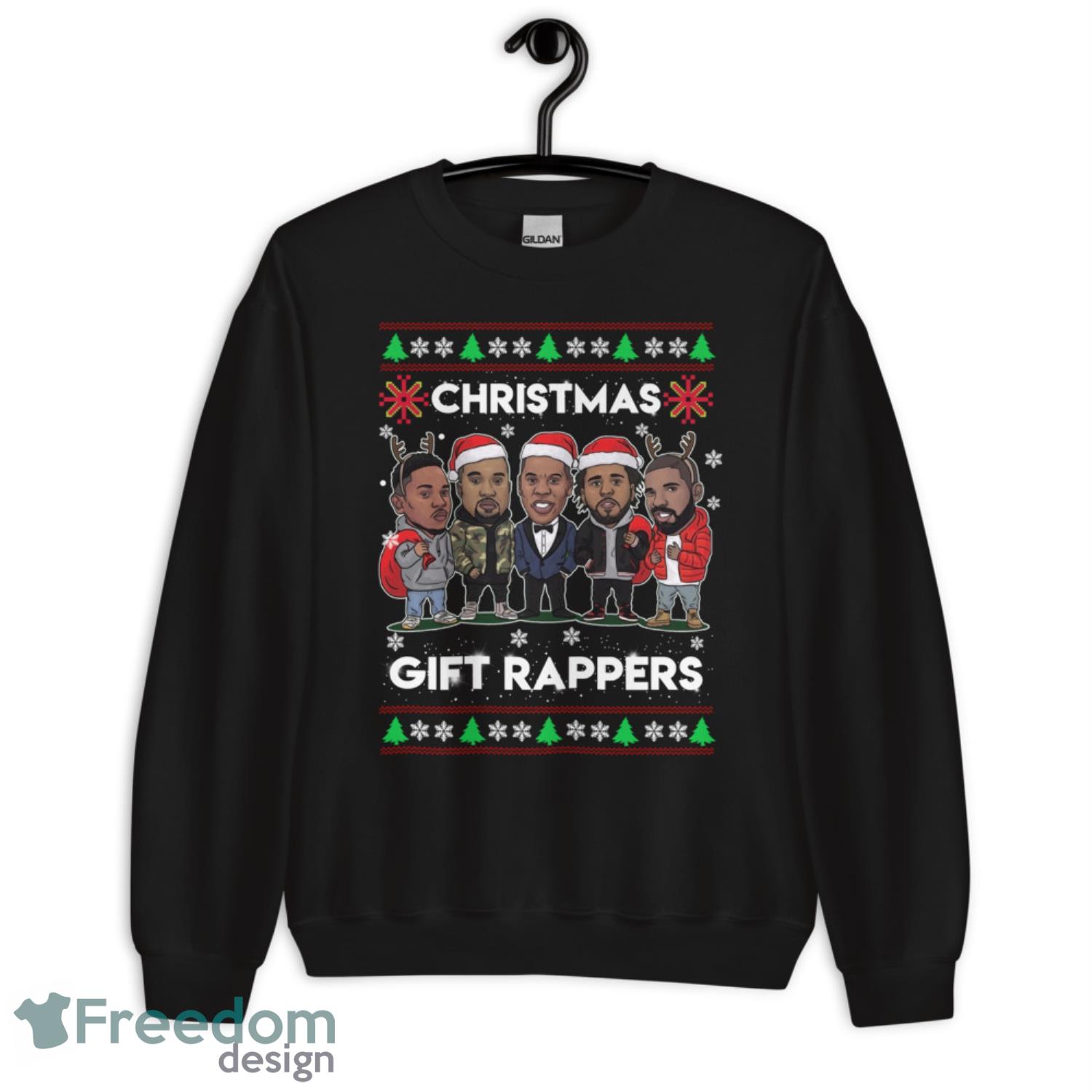 Christmas Gift Rappers Christmas Sweater - G185 Crewneck Sweatshirt