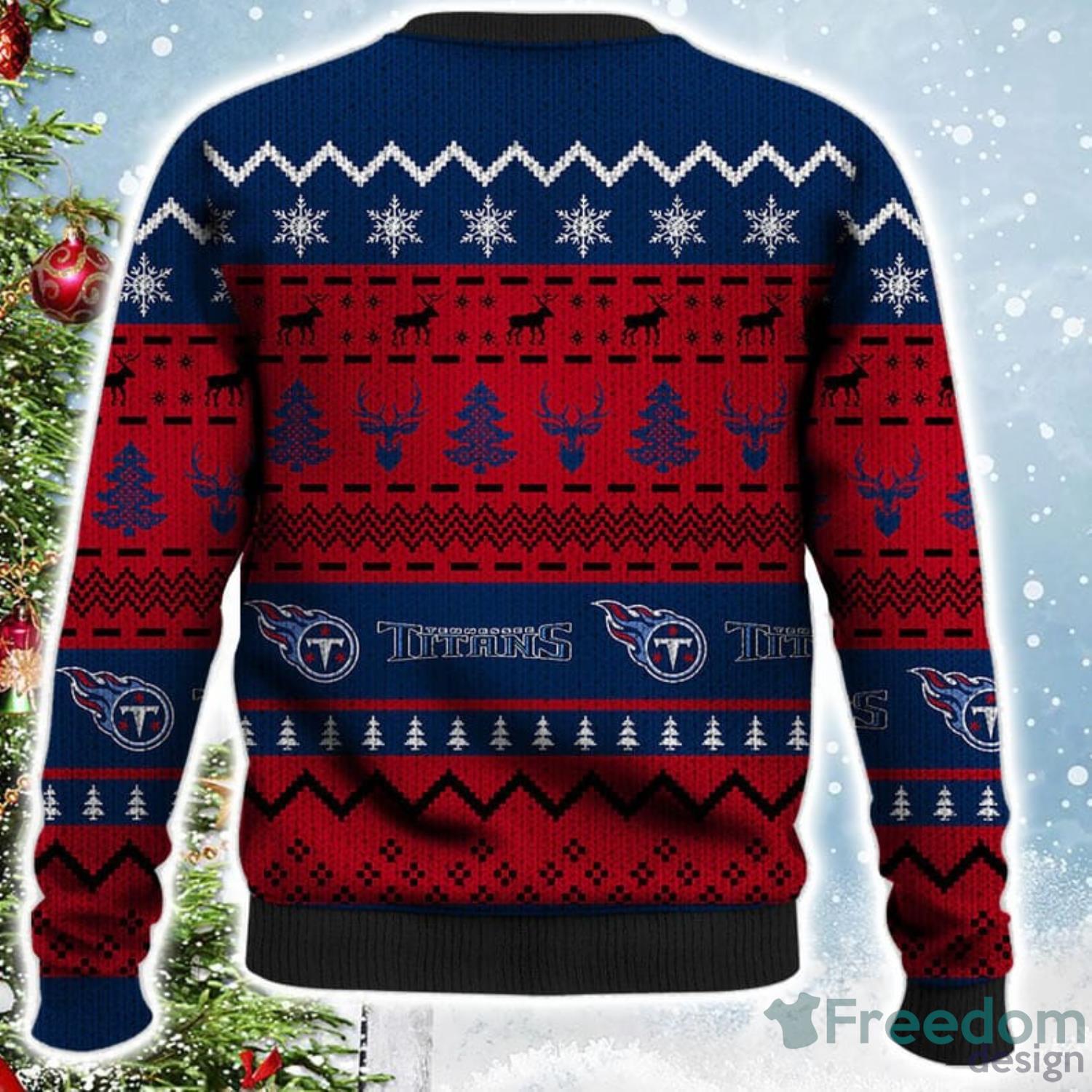 Christmas Gift Tennessee Titans USA Football Season Ugly Christmas Sweater  - Freedomdesign