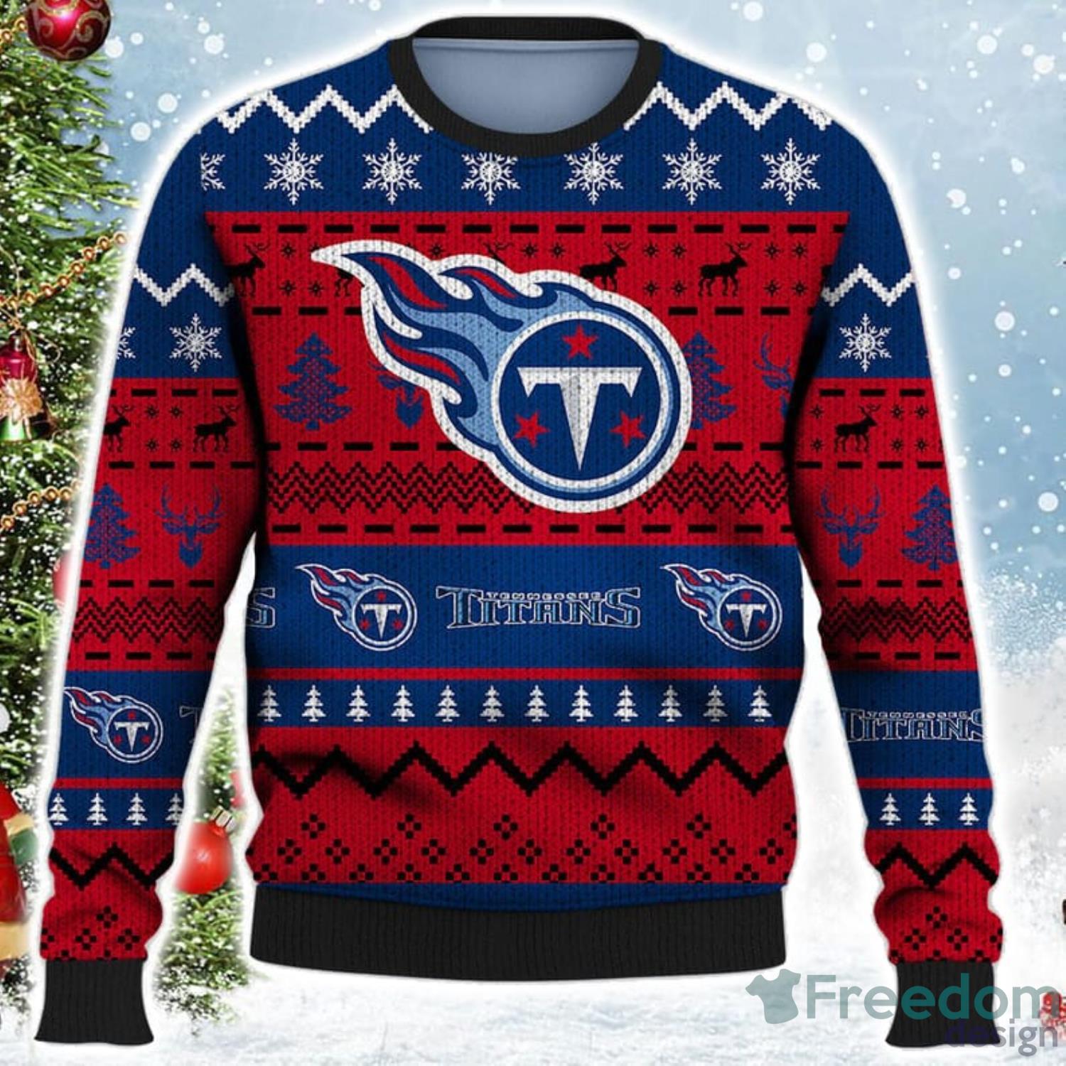 Christmas Gift Tennessee Titans Ugly Christmas Sweater - Freedomdesign