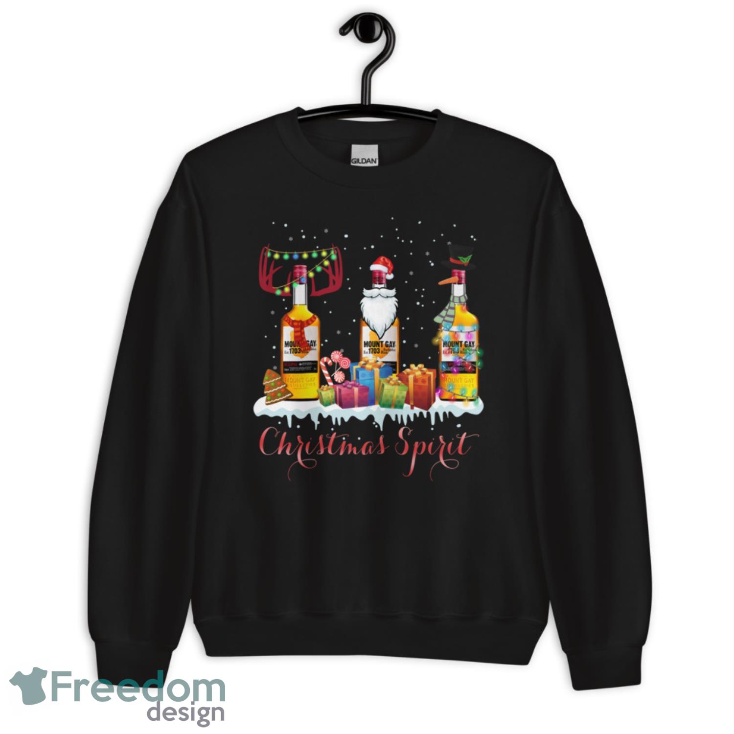 Christmas Spirit Mount Gay Rum Christmas Sweatshirt - G185 Crewneck Sweatshirt