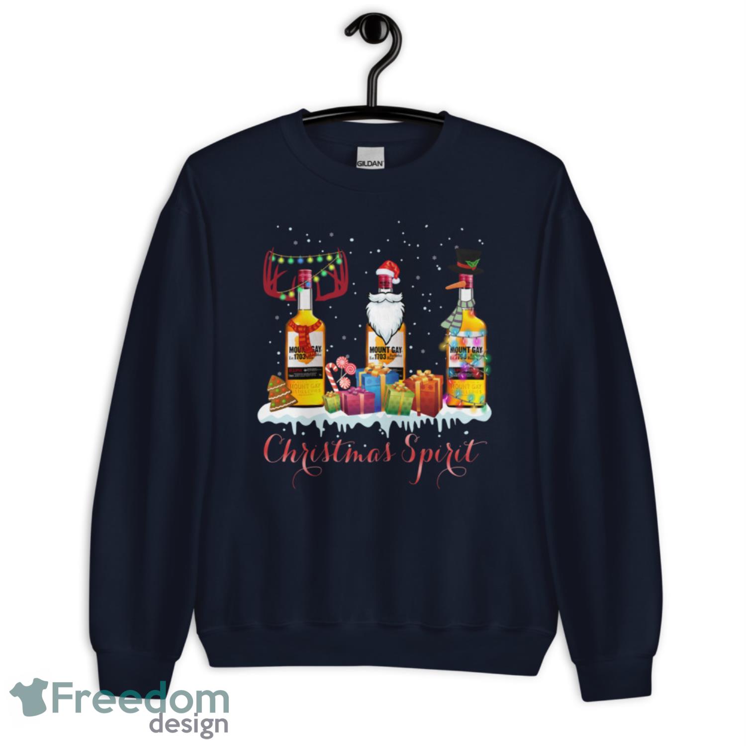 Christmas Spirit Mount Gay Rum Christmas Sweatshirt - G185 Crewneck Sweatshirt-1