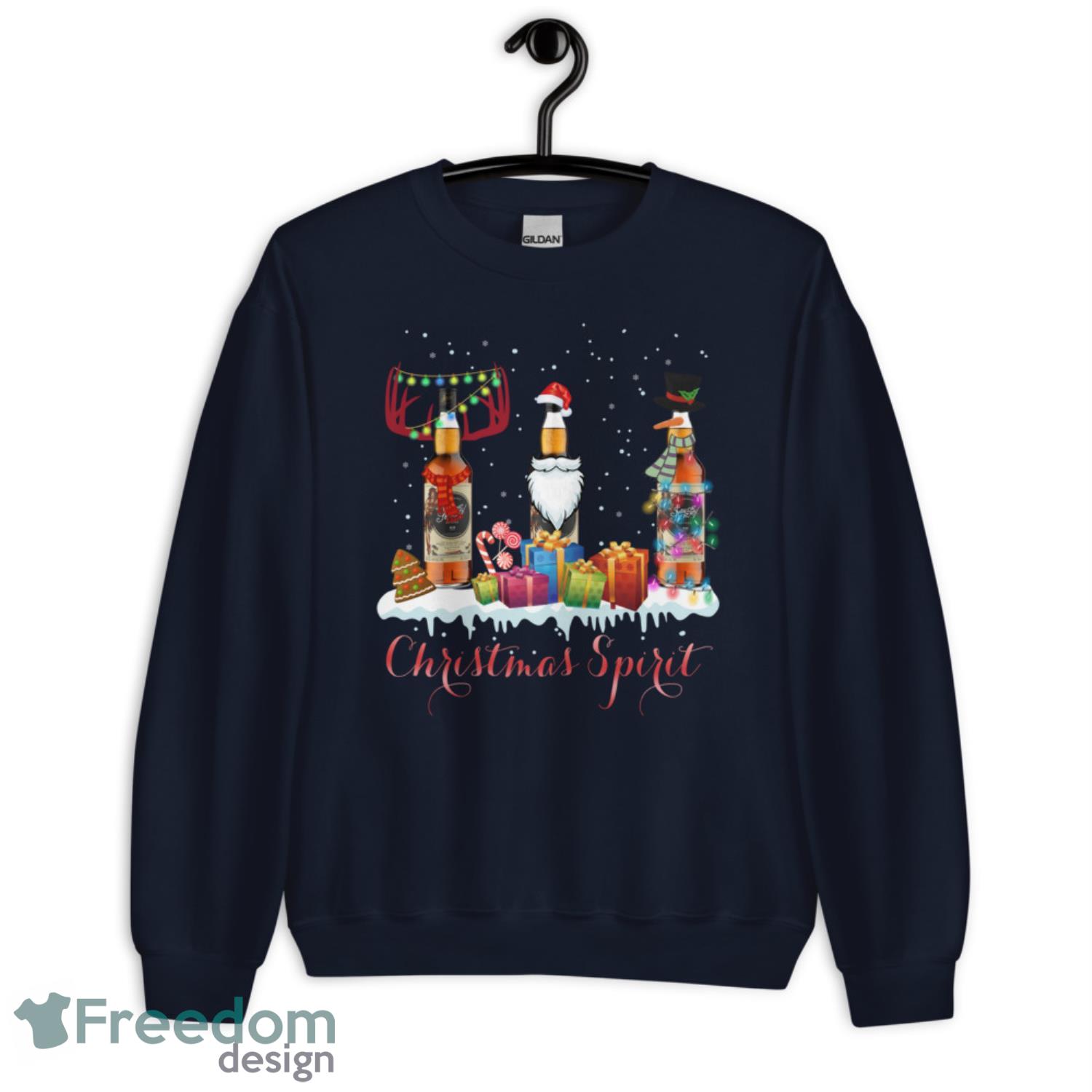 Christmas Spirit Sailors Jerry Rum Christmas Sweatshirt - G185 Crewneck Sweatshirt-1