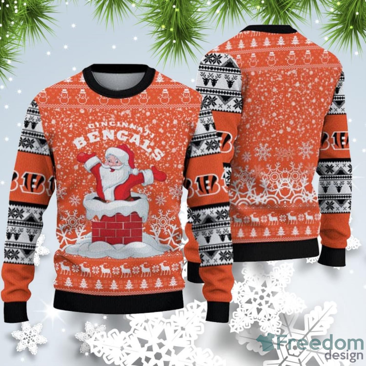 Joe Burrow #9 Super Bowl Cincinnati Bengals Ugly Christmas Sweater - Tagotee