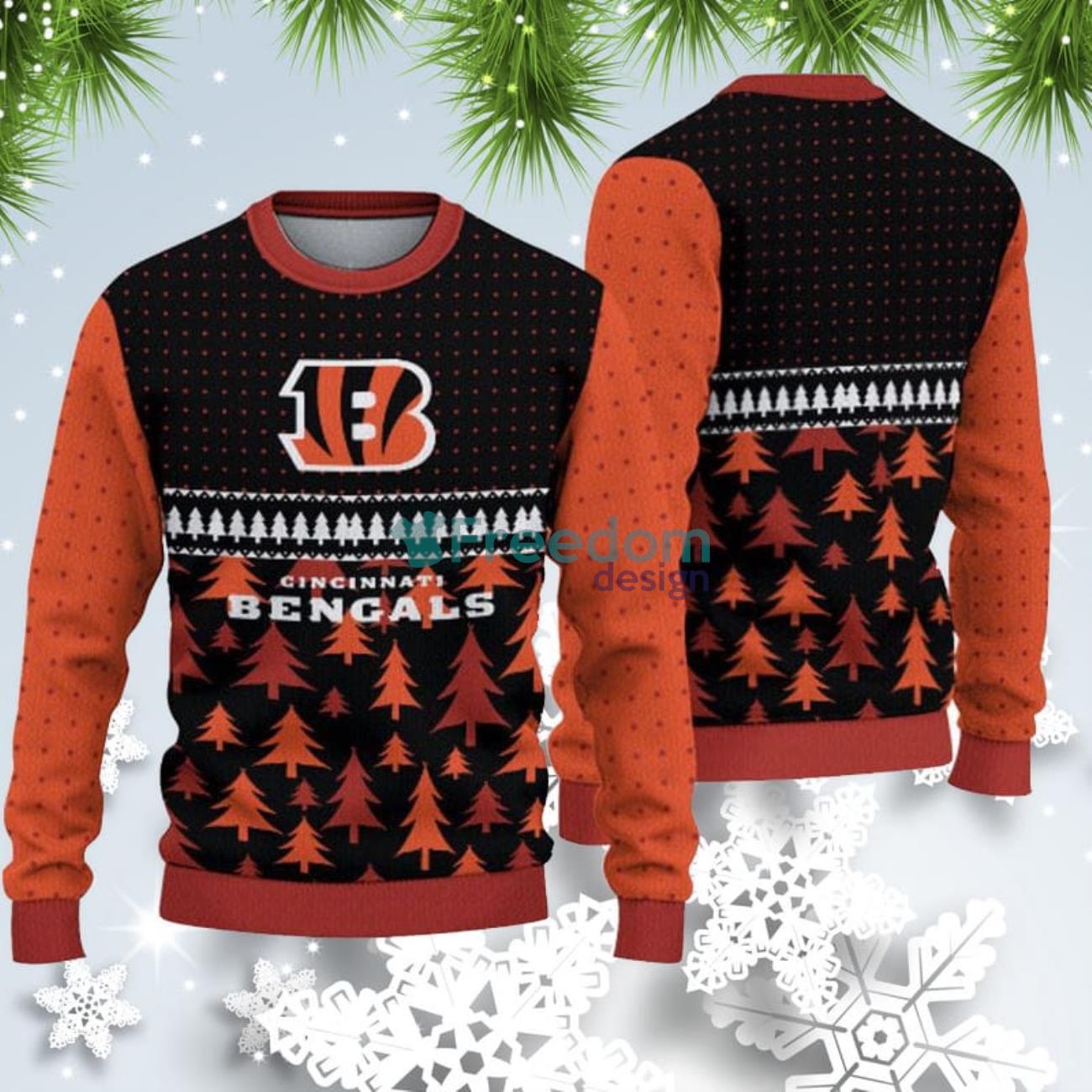 NFL Cincinnati Bengals New Season Gather Ugly Christmas 3D Sweater -  Banantees