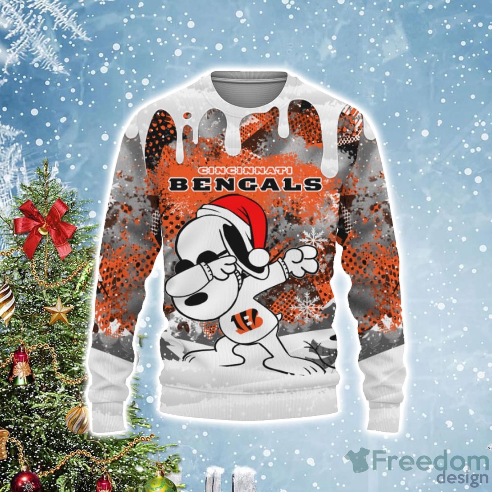 Official cincinnati Bengals Snoopy It's The Most Wonderful Time Of