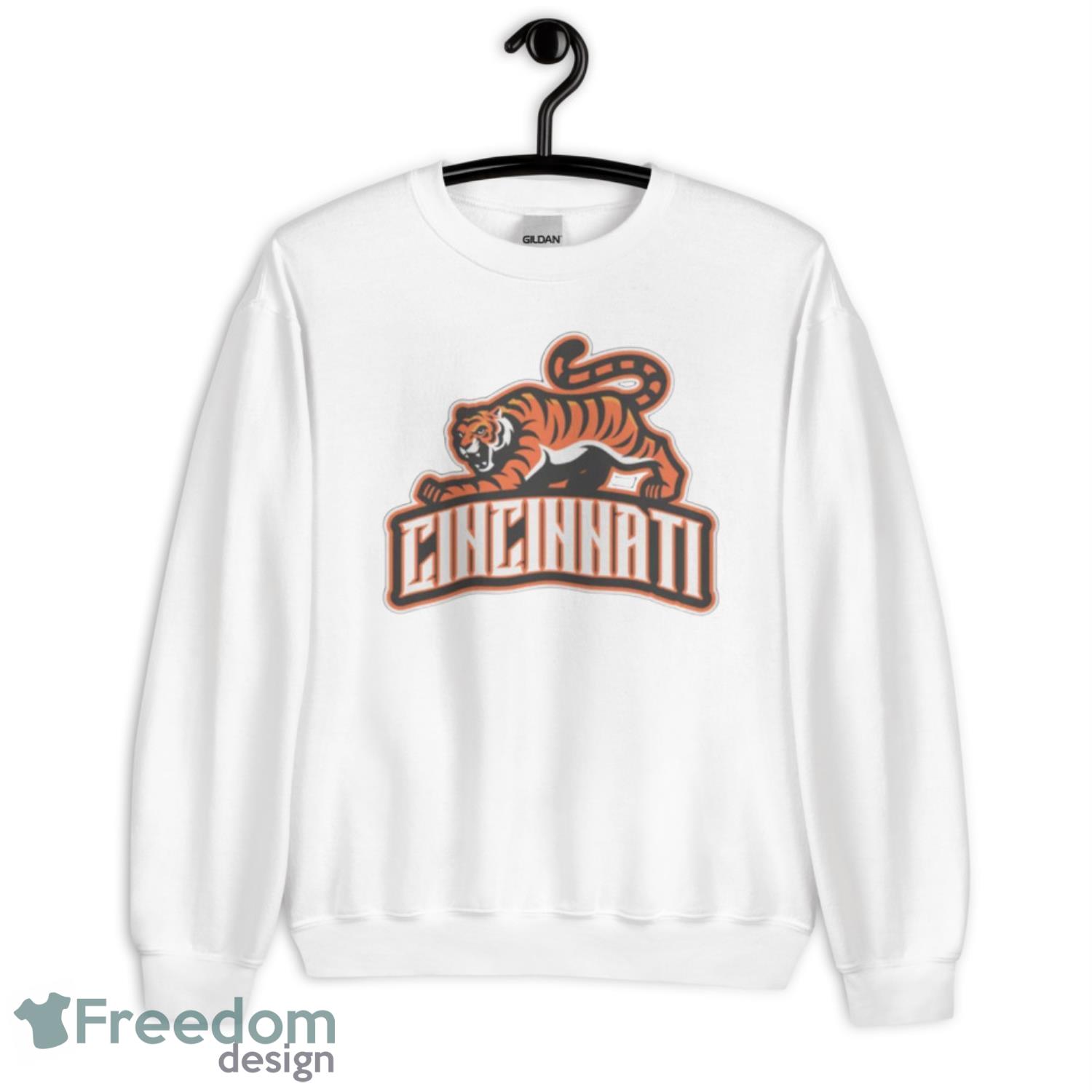 Bengals Unisex Crewneck Sweatshirt Gildan Bengals Football 