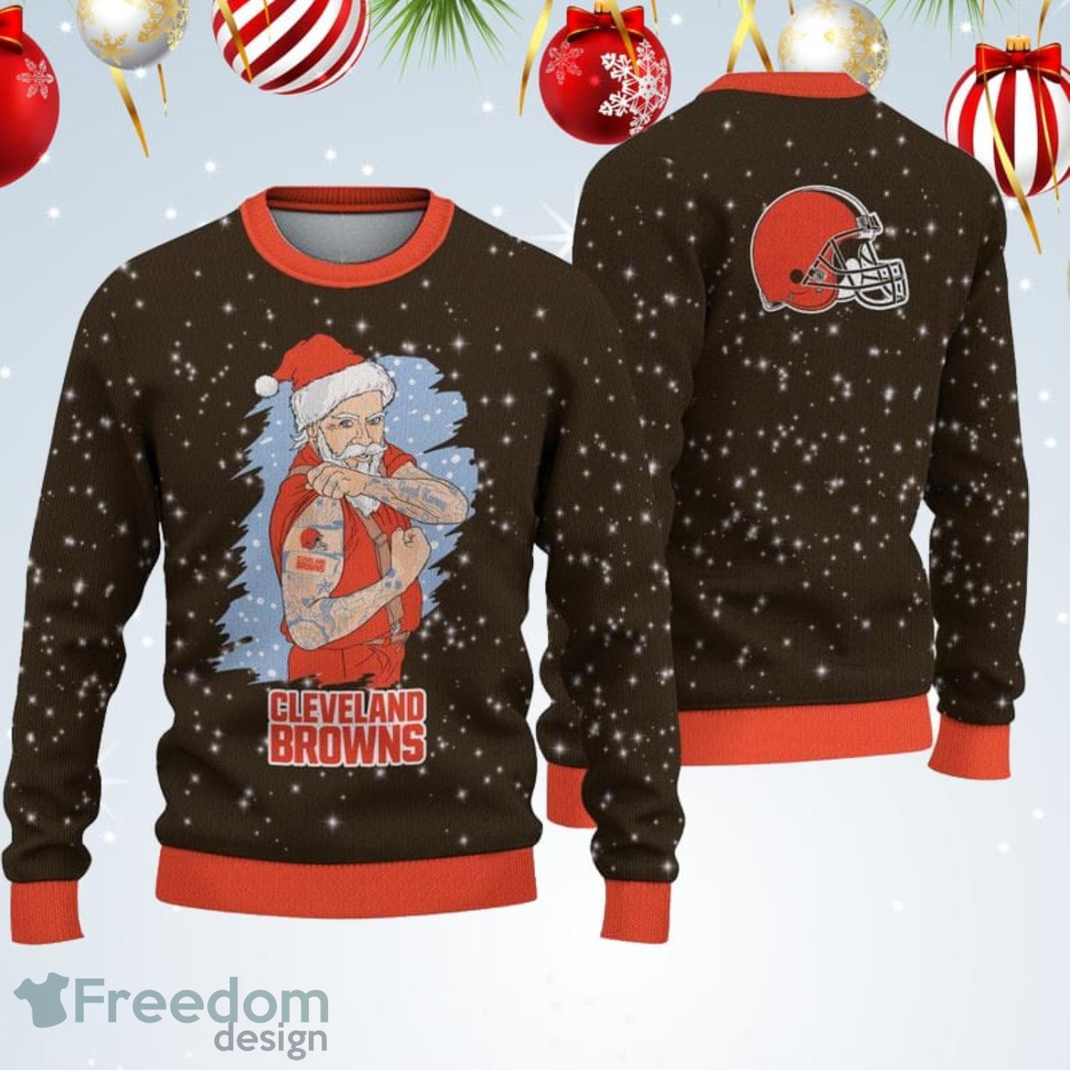 FOCO San Francisco 49ers NFL Mens Dear Santa Light Up Sweater